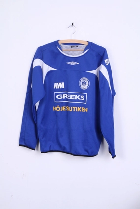 Relax Comfort Style Classic Look Umbro Karlskoga Sportklubb Mens L Shirt Blue Long Sleeve Greeks