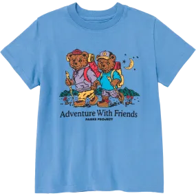 Youth Adventure With Friends Bear Tee Quick Dry Wear