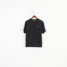Timeless Style Umbro Men M Shirt Black Cotton Vintage Blend V Neck  Fit Sport Top