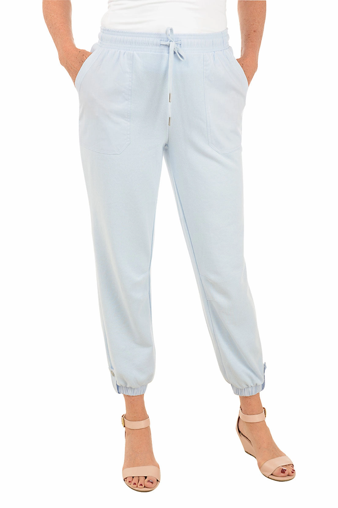 Ultra Soft Inner Layer Button Tab Hem Jogger Pant