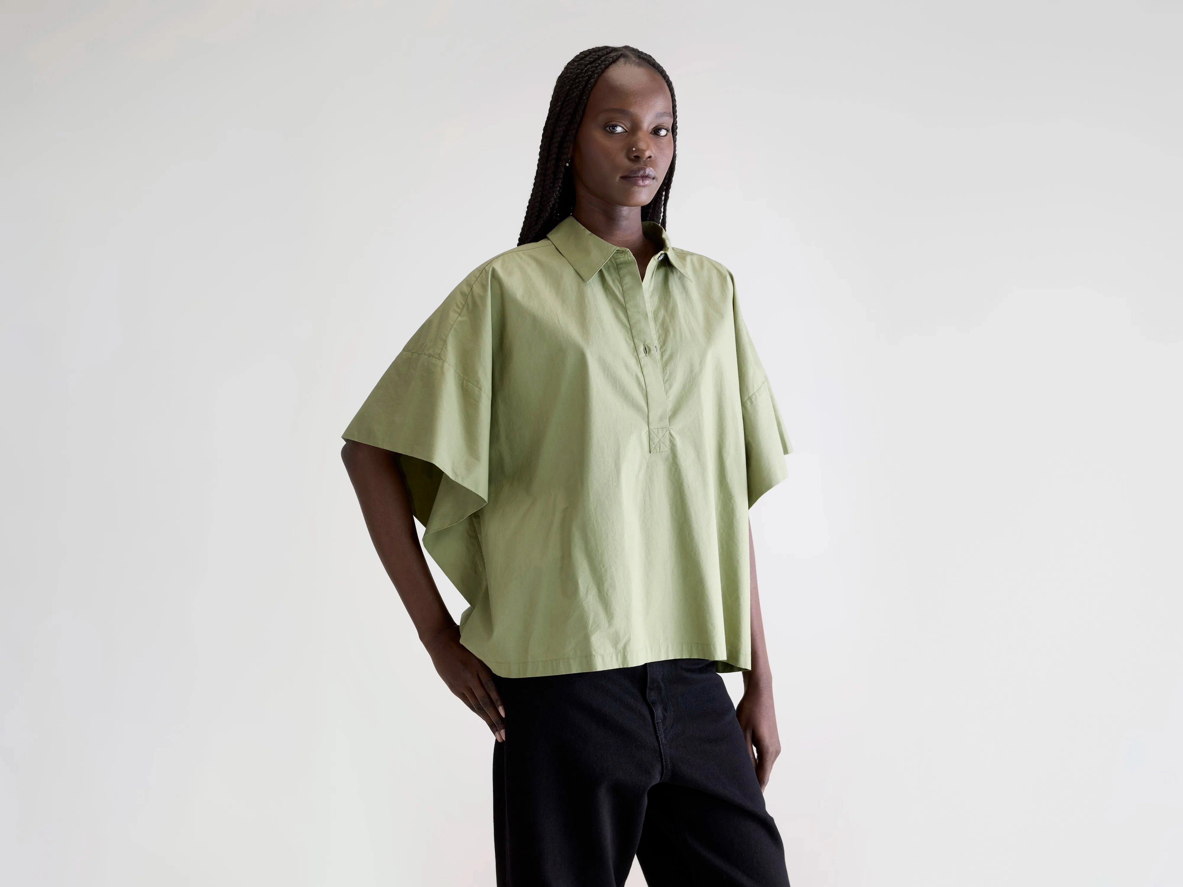 product competitive edge Fashion Top Cairn short-sleeve shirt (252 / W / SAUGE)