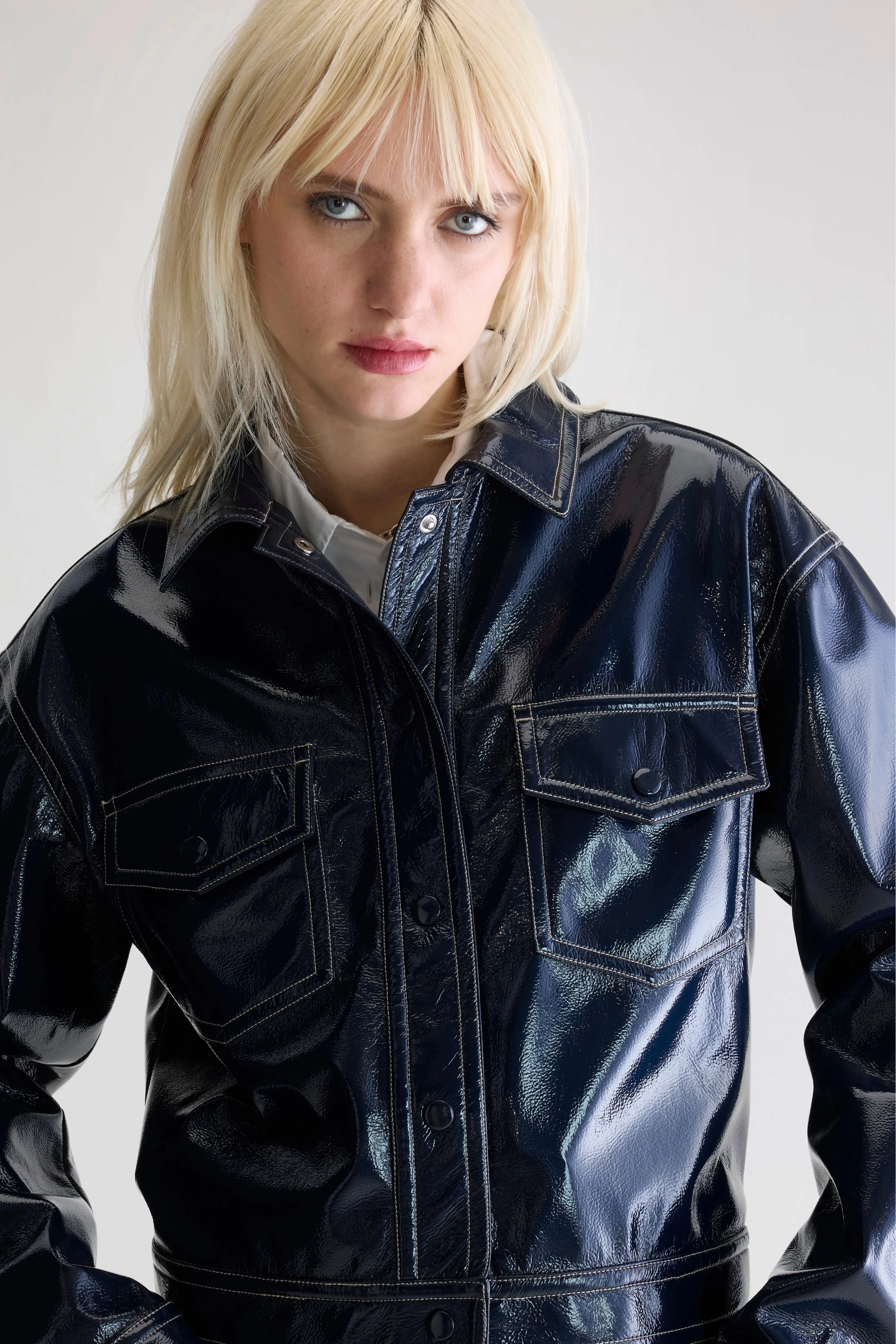 Houry relaxed jacket (252 / W / CAPTAIN) Tapered Hem