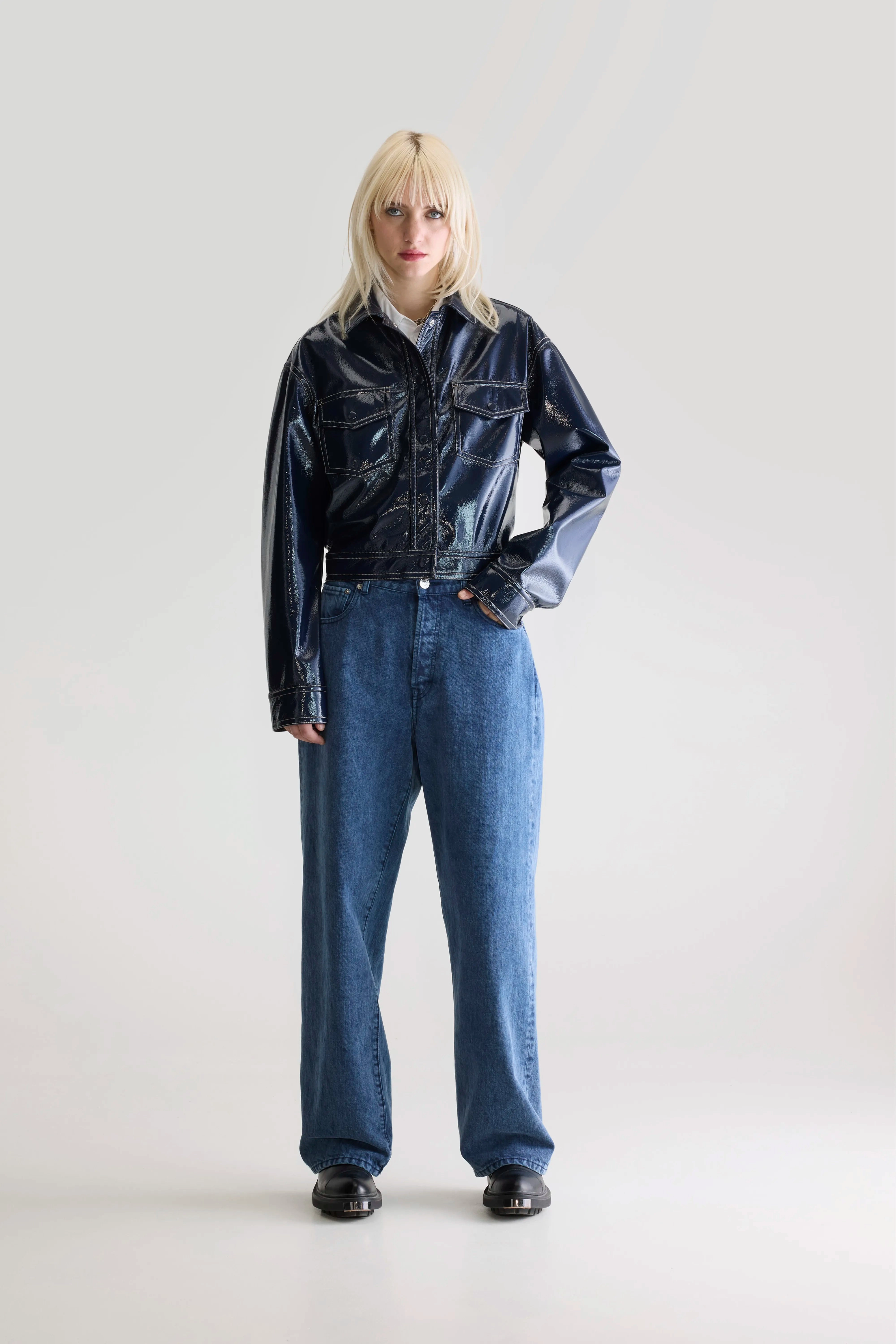 Houry relaxed jacket (252 / W / CAPTAIN) NoiseFreeFabric