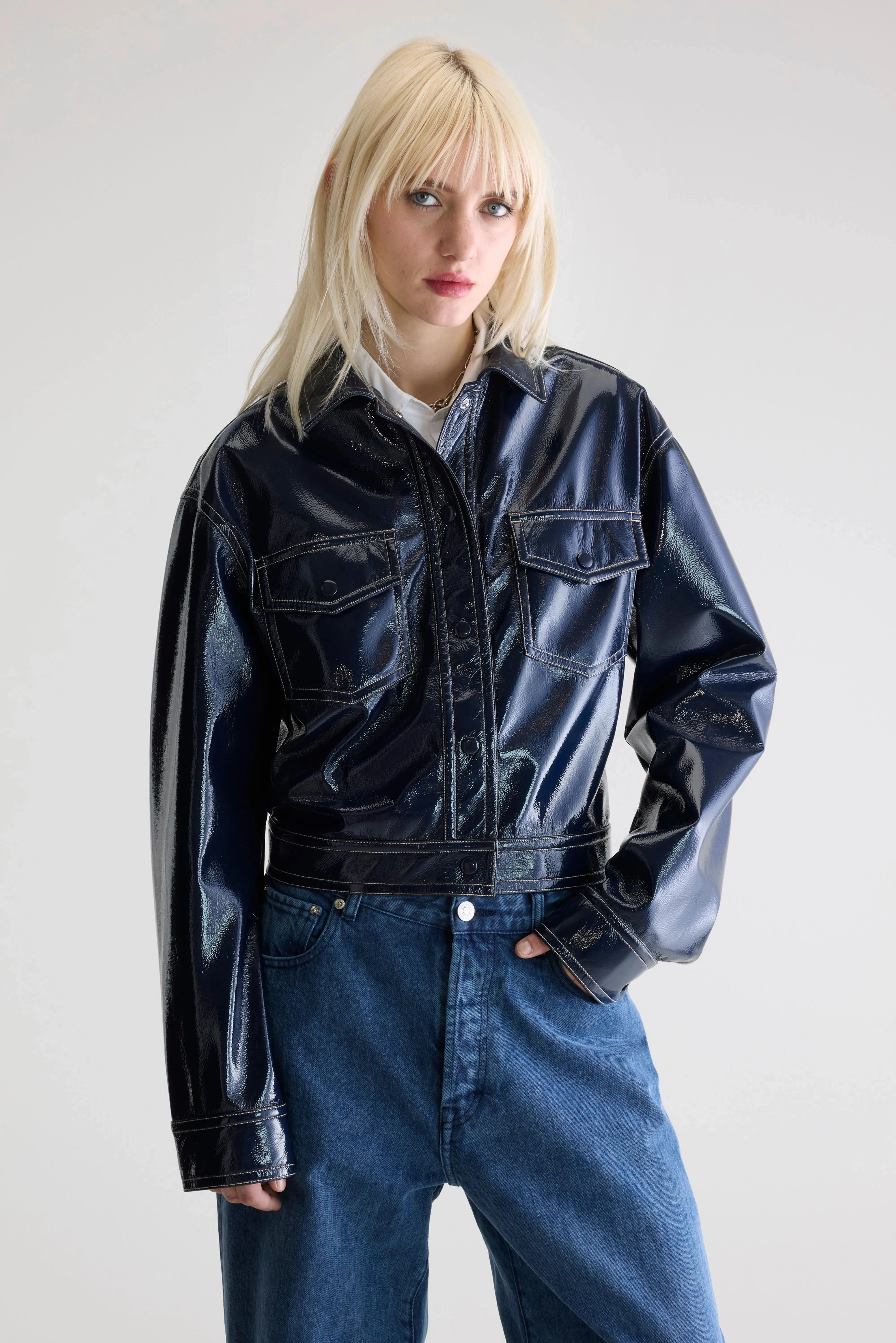 Crisp Detail Houry relaxed jacket (252 / W / CAPTAIN)