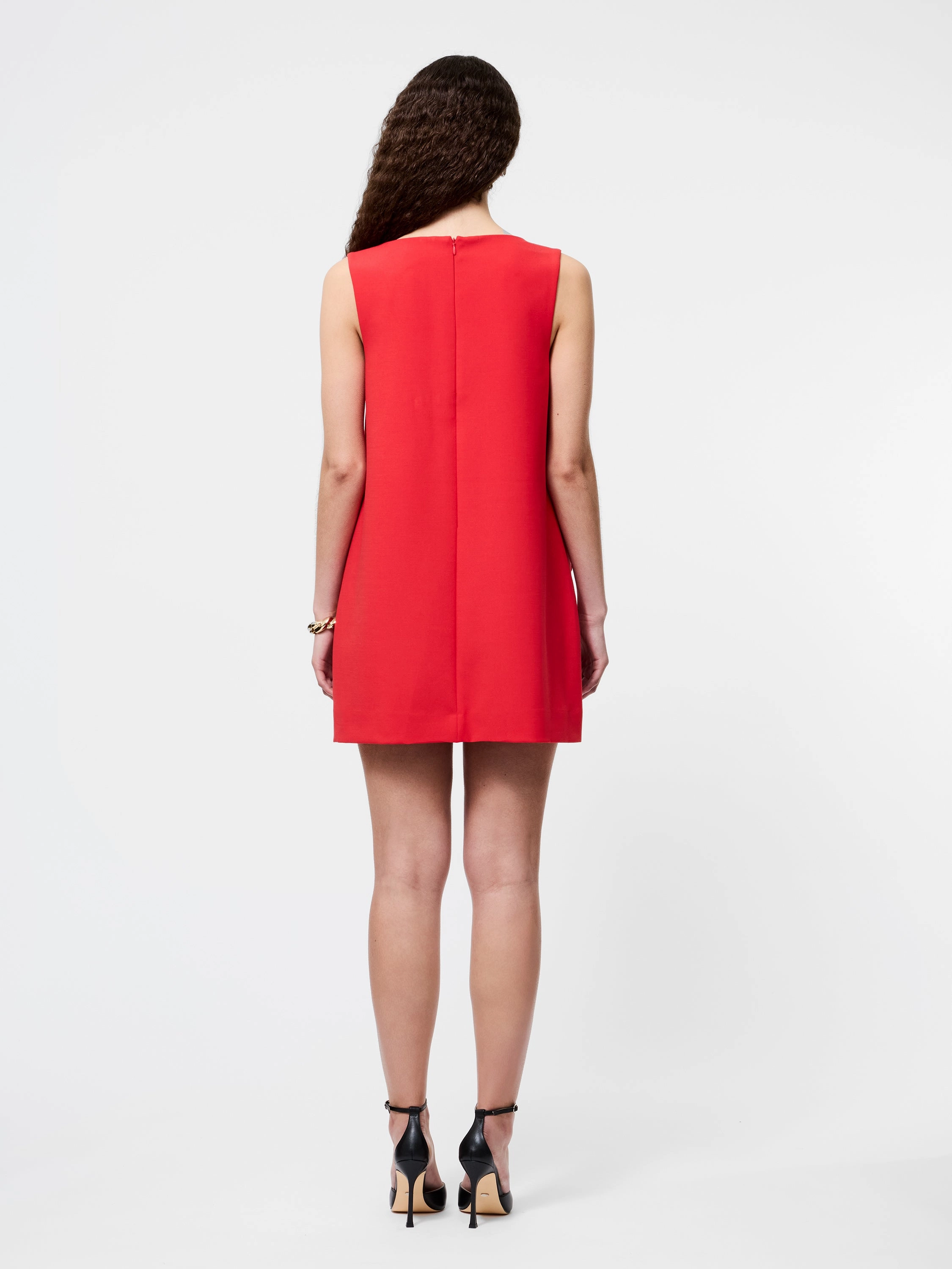 Whisper Square Neck Shift Dress Fresh Appeal