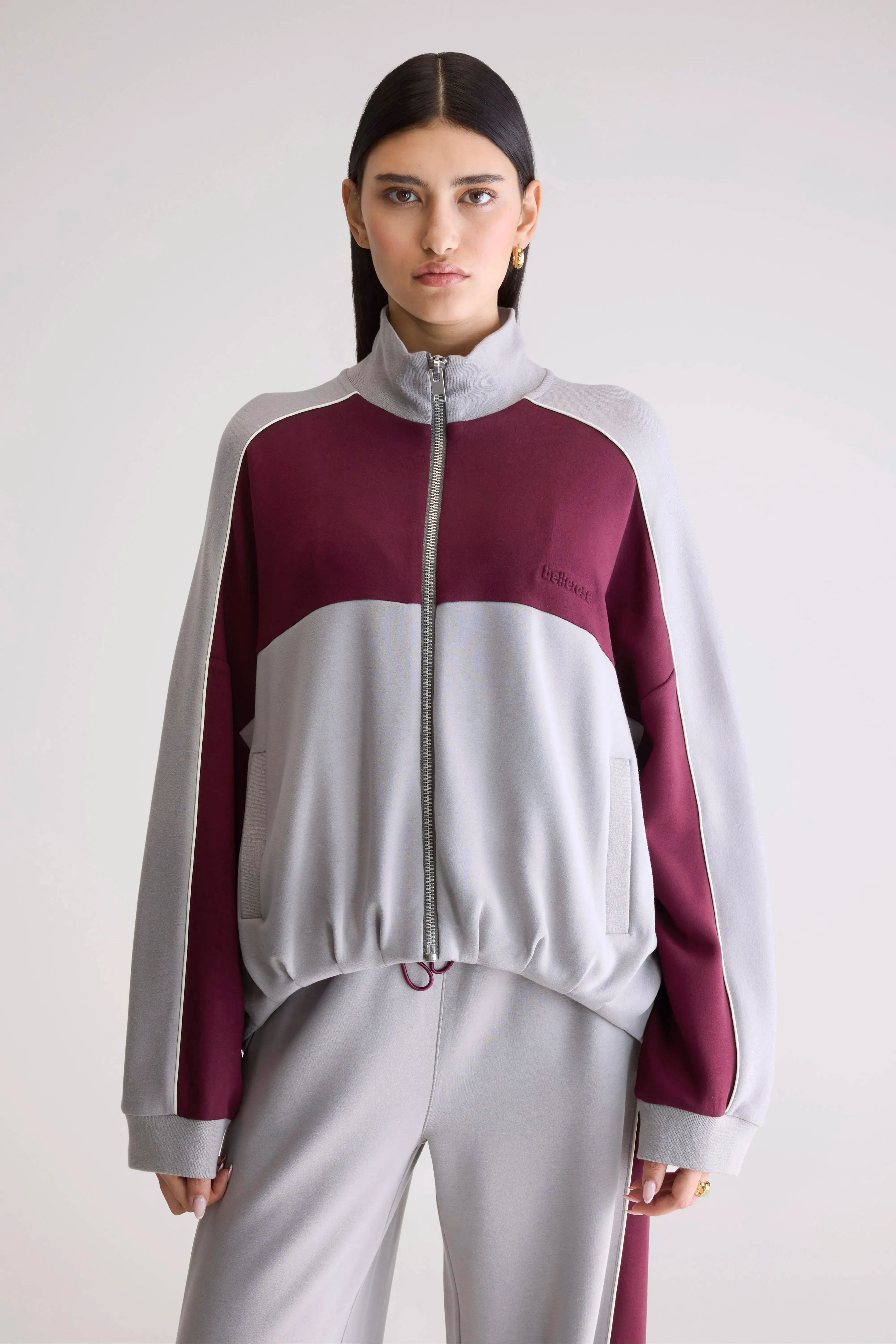 Street Fit Comfort Layer Tallic zip-up sweatshirt (252 / W / COMBO A)