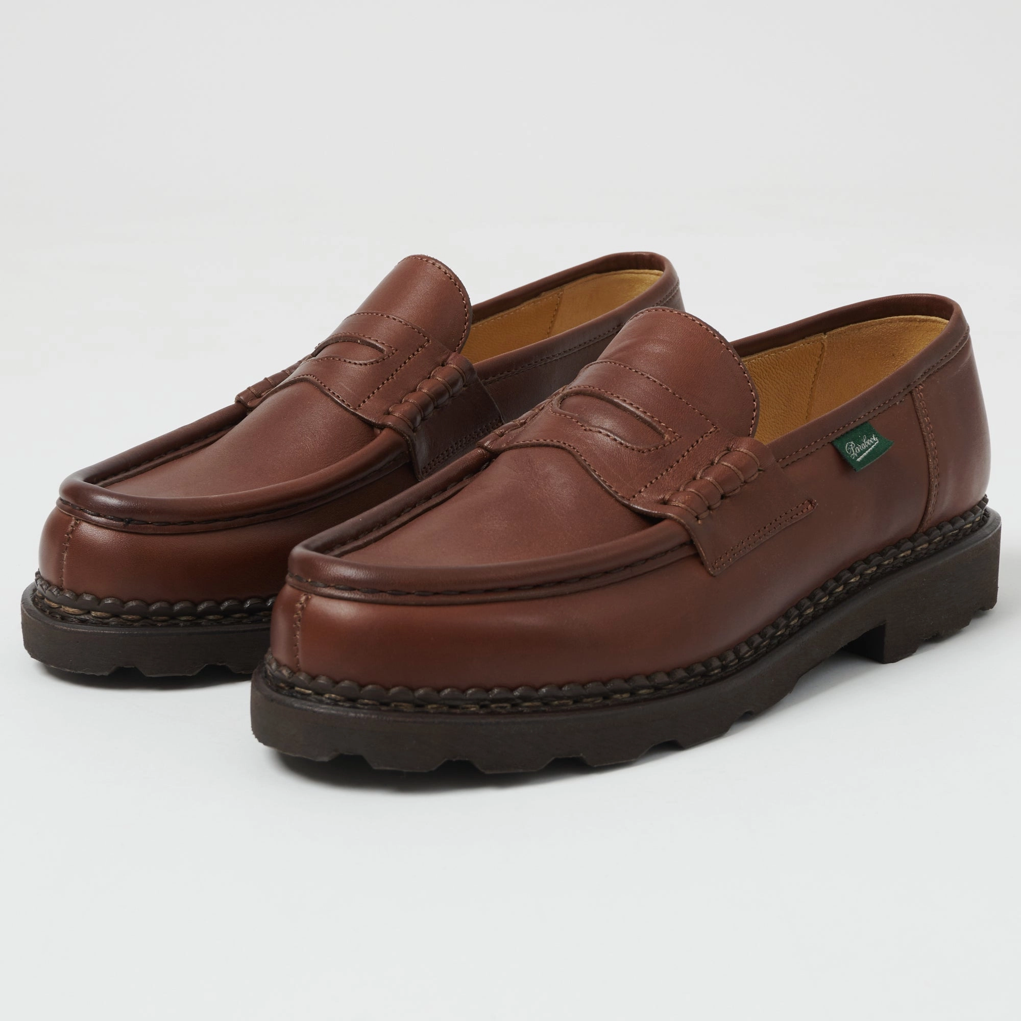 Forest camp Paraboot Reims Marche Loafer - Brown Lisse Marron