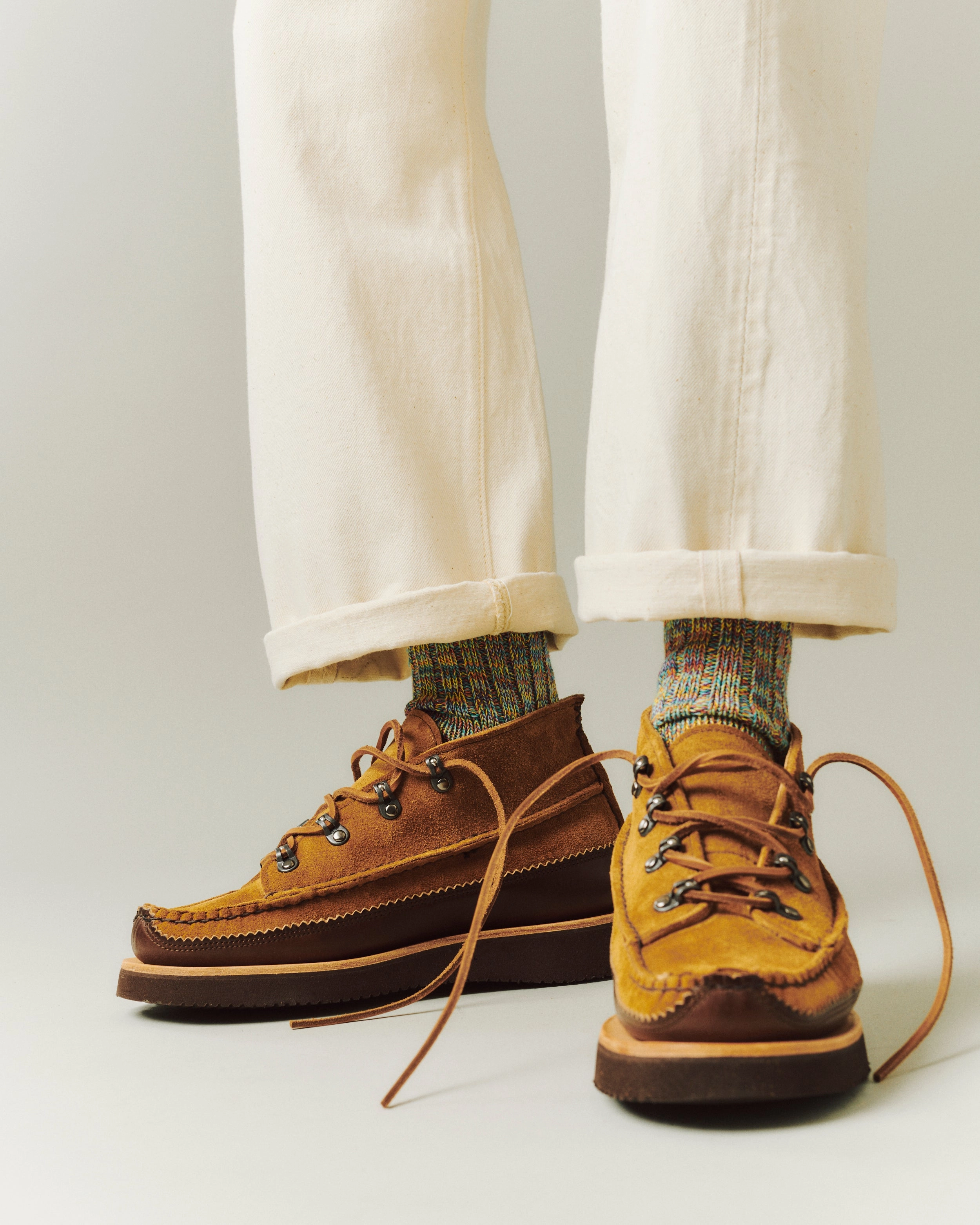 Family Glow sole Yuketen Handsewn Tokyo DB Chukka w/21 Boot - FO G Brown x G Brown