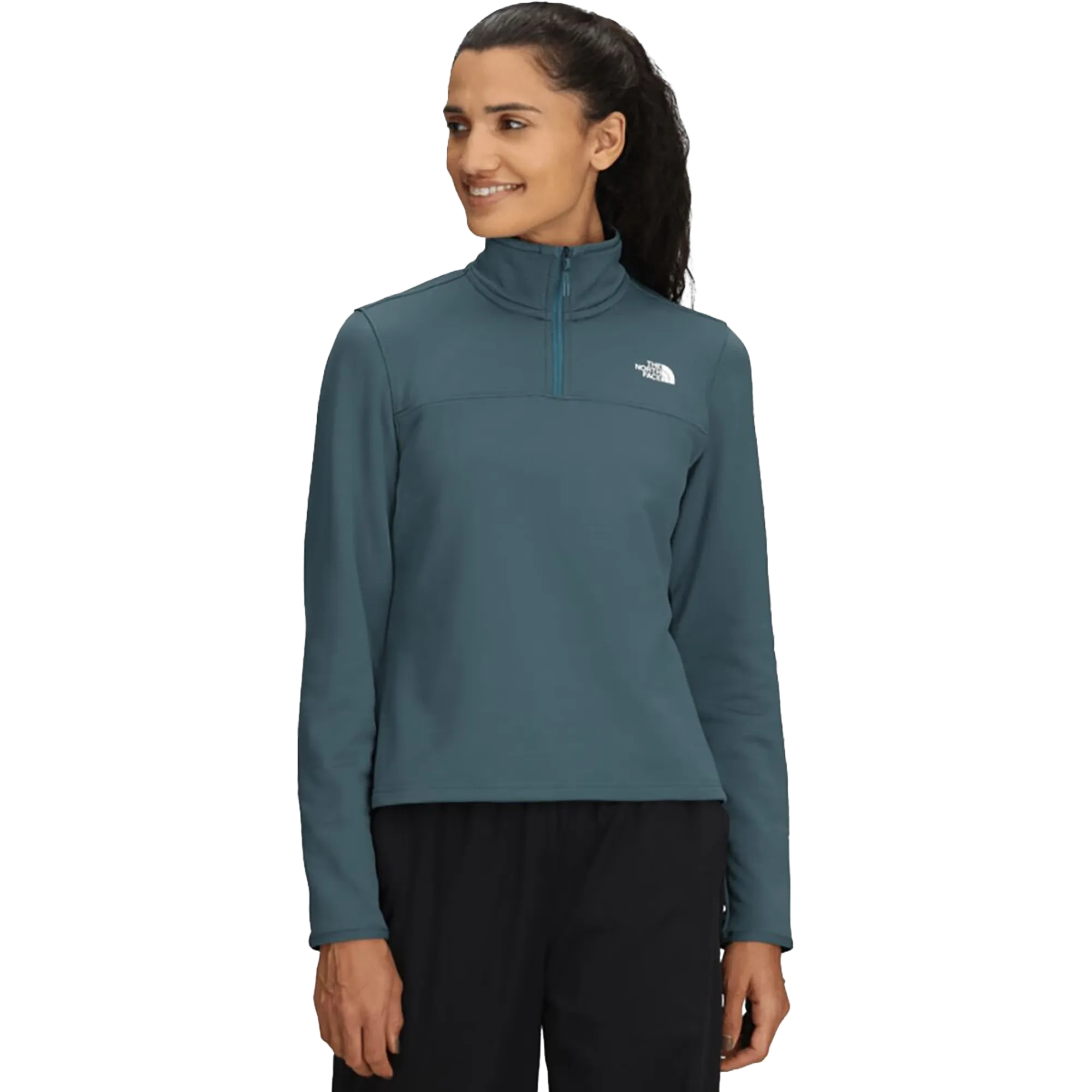 Women's Cedar Trail Grid Fleece 1/4 Zip Jacket Stretch Enhanced Mobility aesthetically pleasing