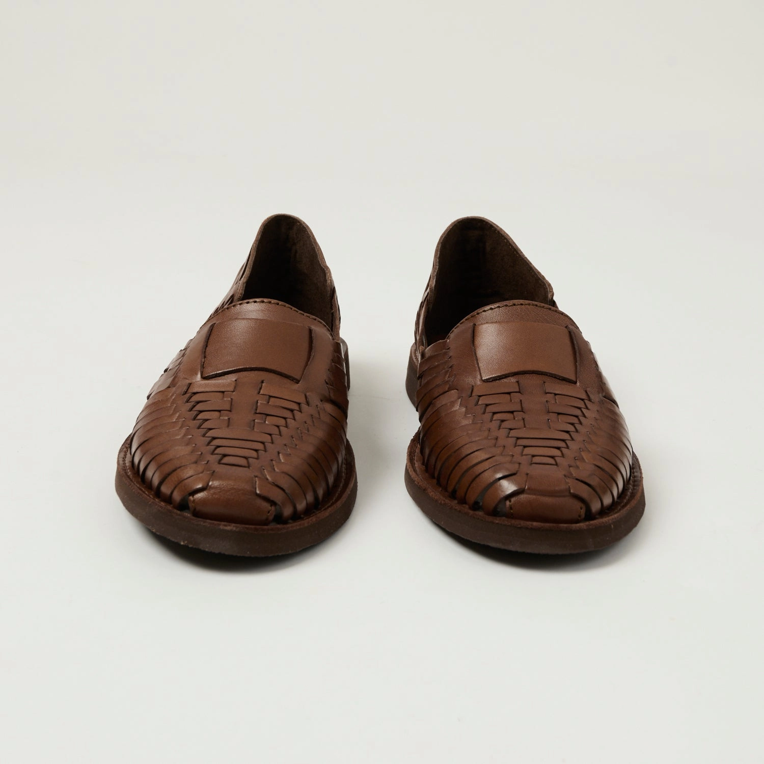 Stable Walk Chamula Brasilia Woven Huarache Shoe - Brown