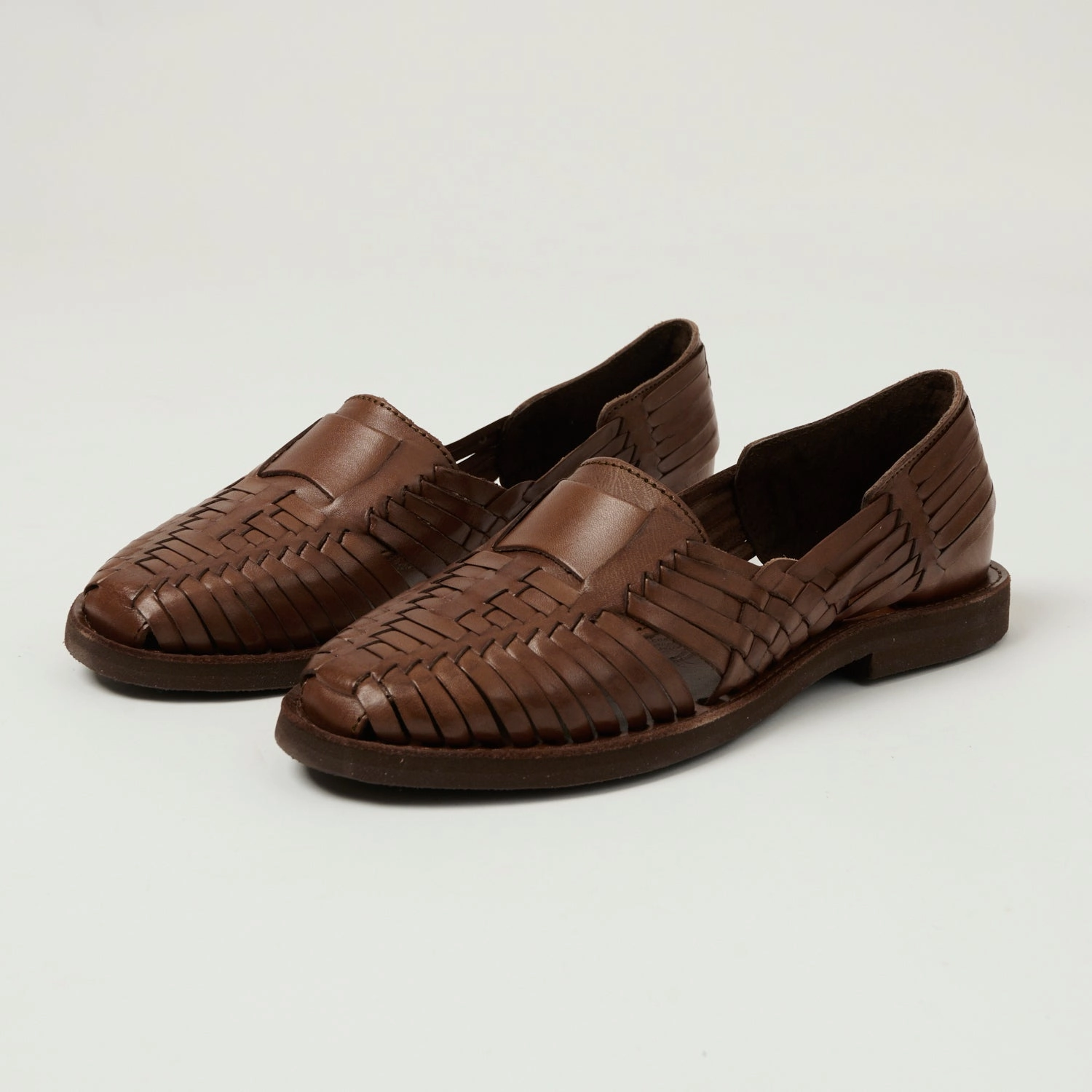 Practical Footwear Chamula Brasilia Woven Huarache Shoe - Brown