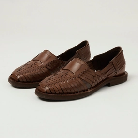 Practical Footwear Chamula Brasilia Woven Huarache Shoe - Brown