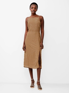 Chandler Embellished Dress Natural Aesthetic