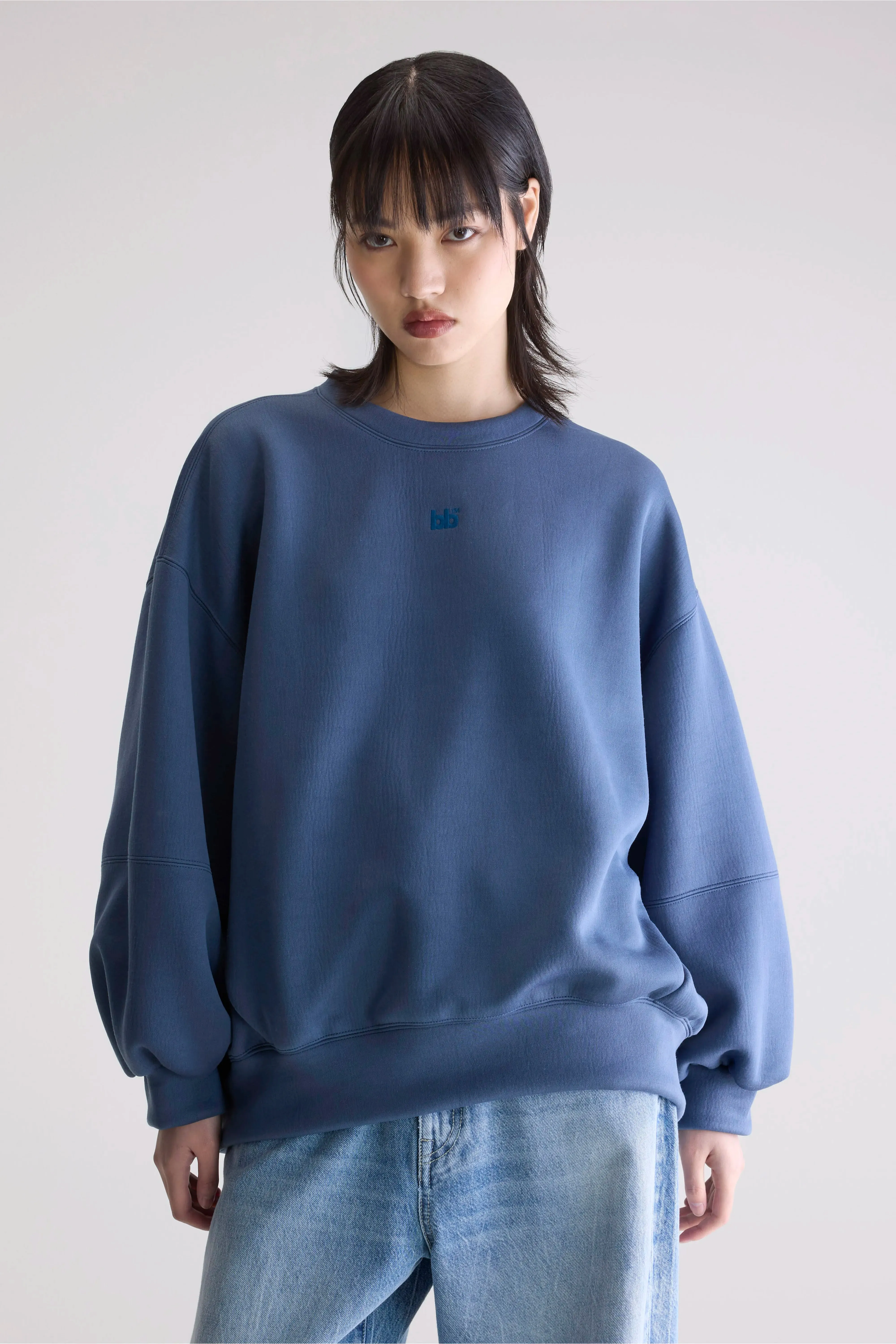 LGBTQ  fashion Trig crewneck sweatshirt (252 / W / BLUES)