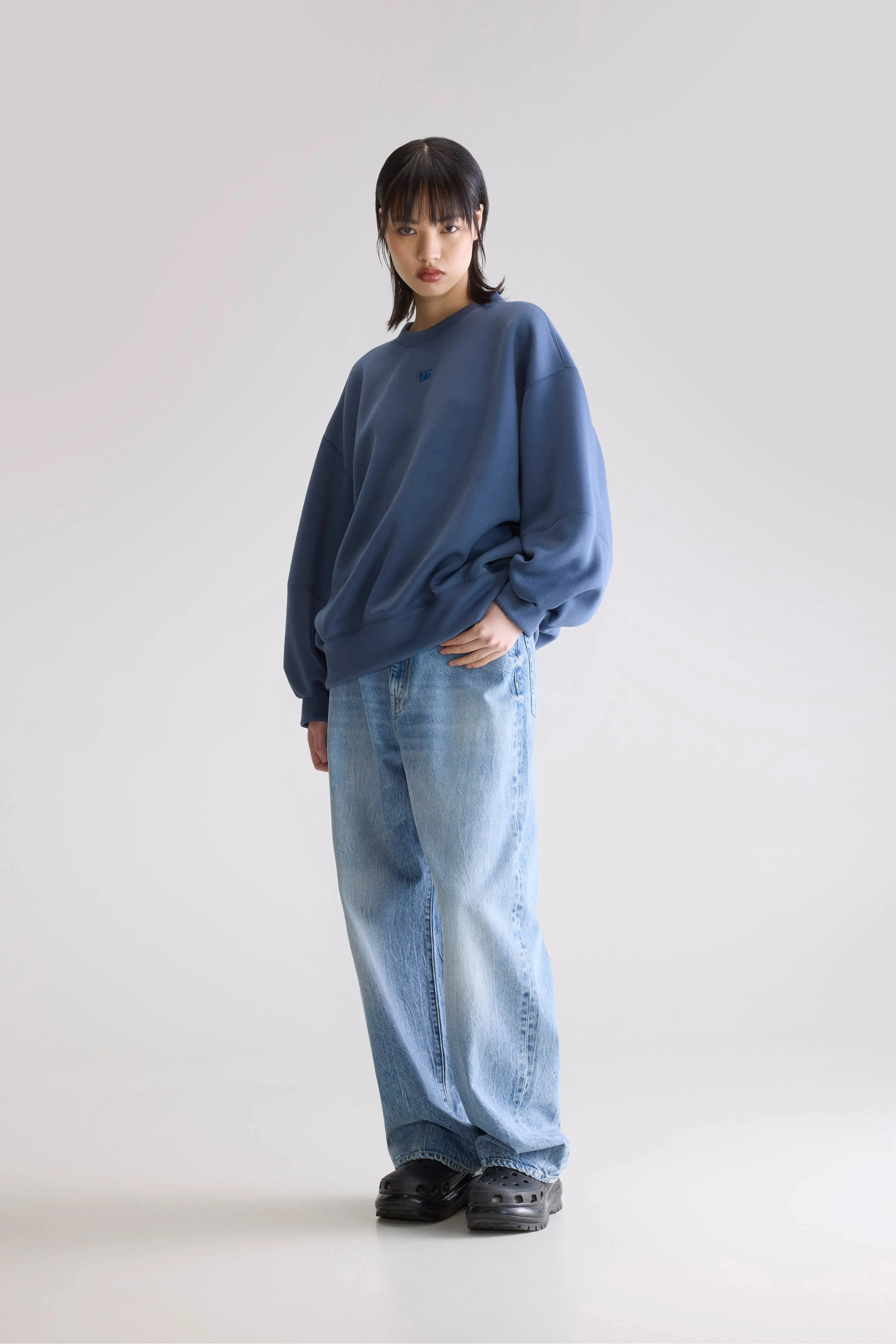 Comfort Wear Trig crewneck sweatshirt (252 / W / BLUES)