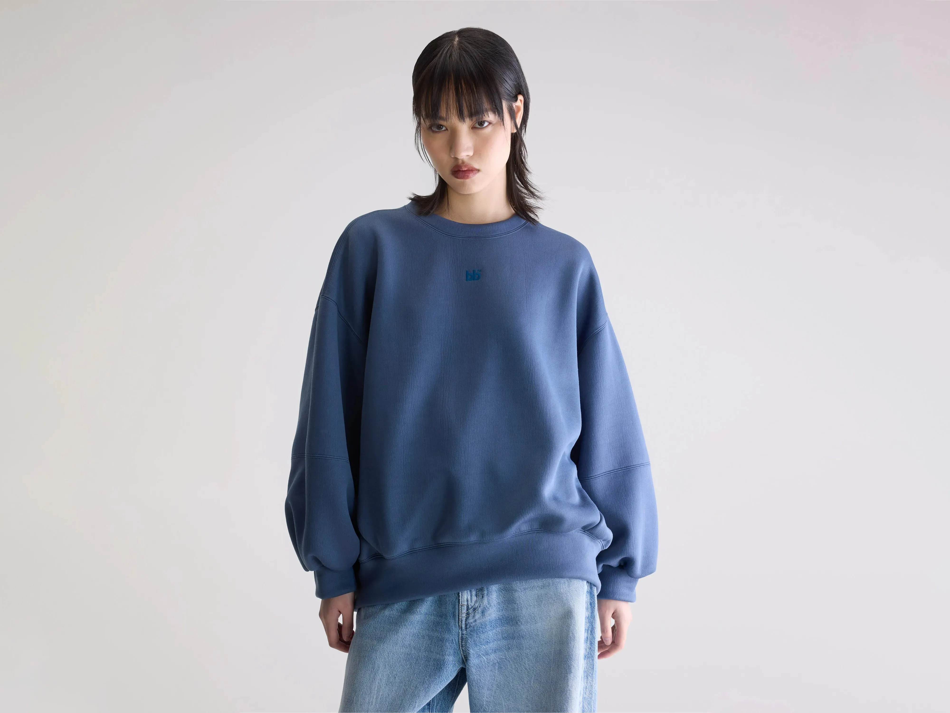 Dolphin like Trig crewneck sweatshirt (252 / W / BLUES)