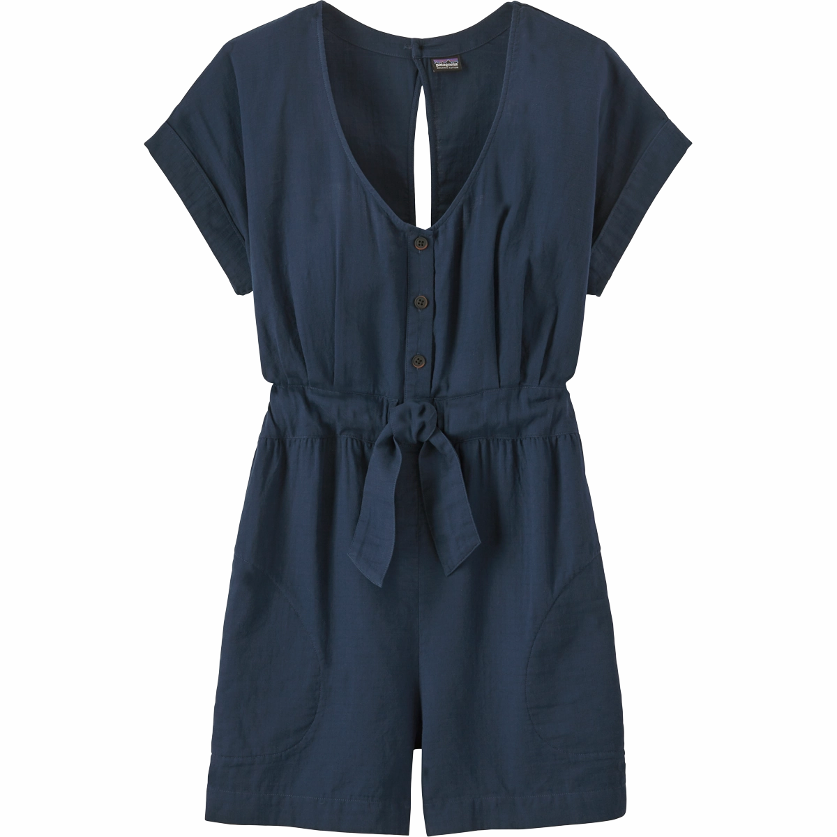 Women's Organic Cotton Gauze Romper 4" Timeless Look Wear Fine Details