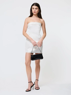 Fresh Stitch Structured Satin Strapless Dress