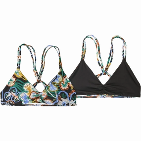 Water Resistant Playful Colors Women's Reversible Seaglass Top