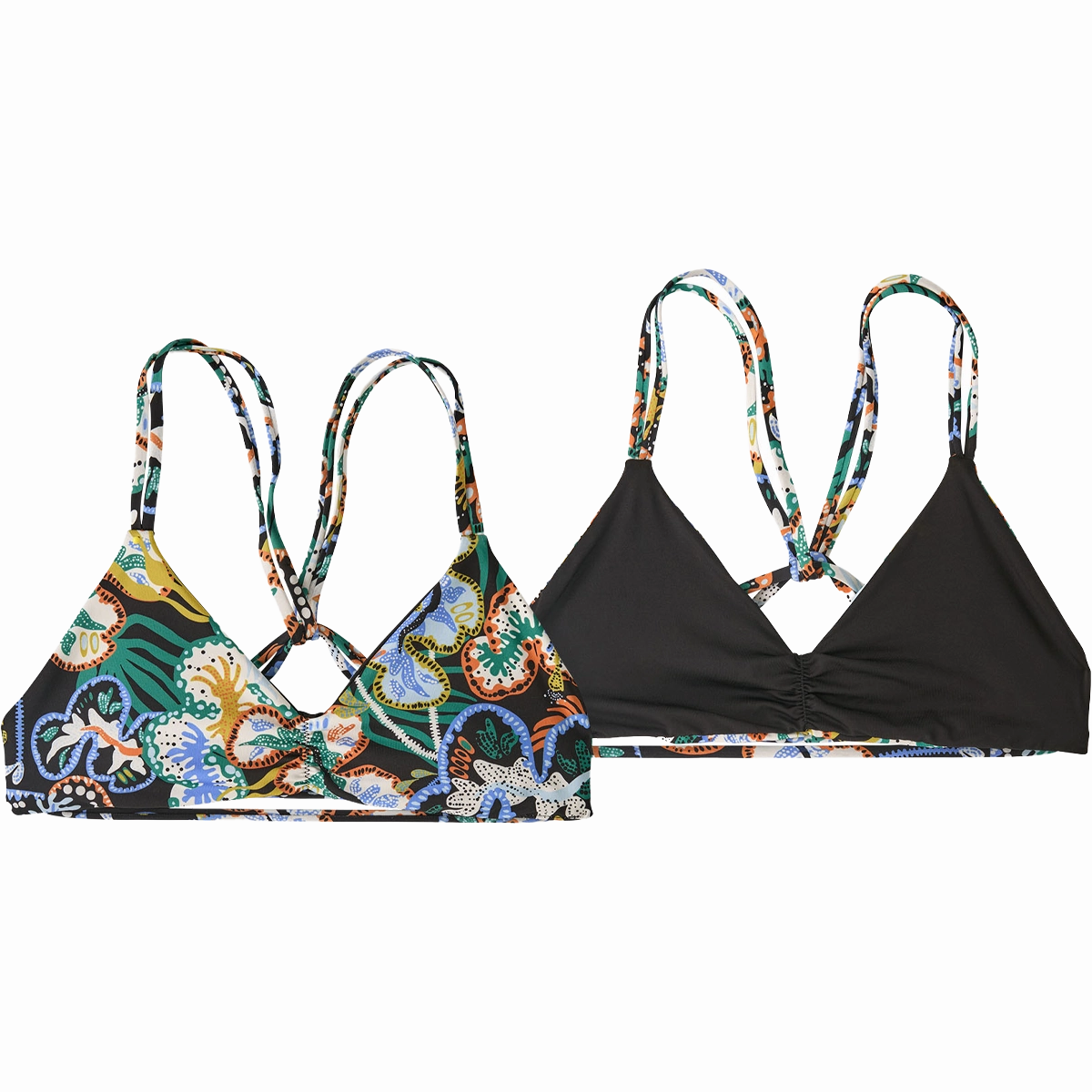 Hydrodynamic Shape Cut Women's Reversible Seaglass Top