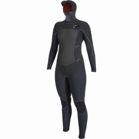 MicroPerforated Underarm Vents YKK Zipper Durability Women's Psycho Tech 5.5/4mm Hooded Chest Zip