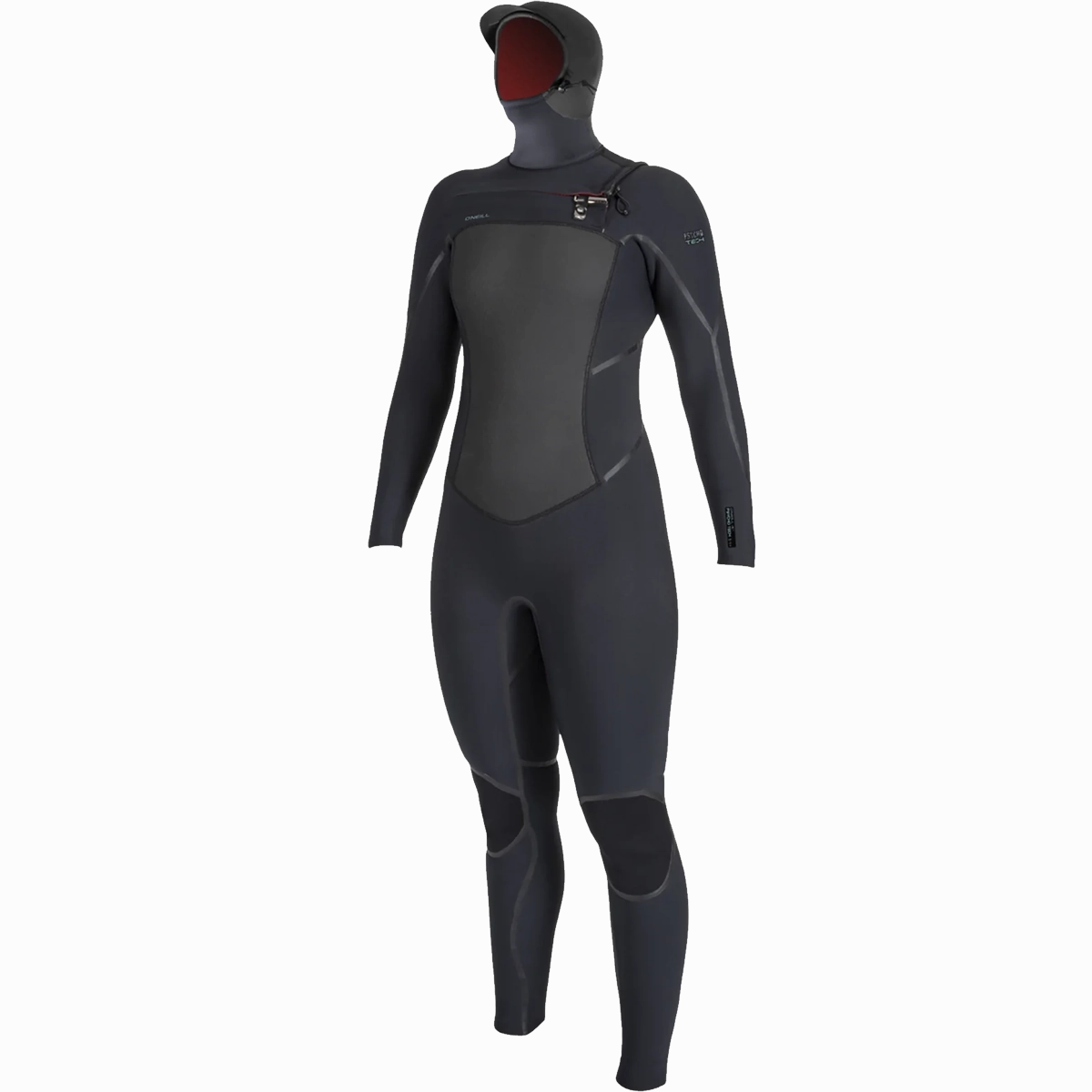 HighFlexibility Paneling Women's Psycho Tech 5.5/4mm Hooded Chest Zip