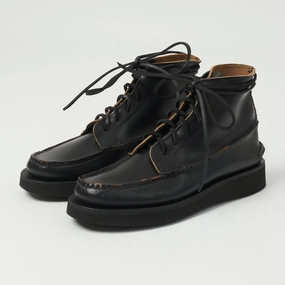 Yuketen All Handsewn Maine Guide 6 Eye Boot - G Black Smart Wardrobechic Winter Fashion