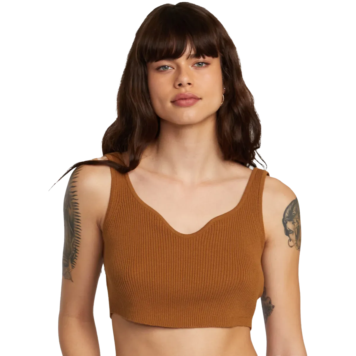 Women's Roundabout Sweater Tank soft look Cozy Stretch