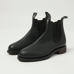 Cozy Form R.M.Williams 'Gardener' Leather Chelsea Boot - Black/Greasy Kip