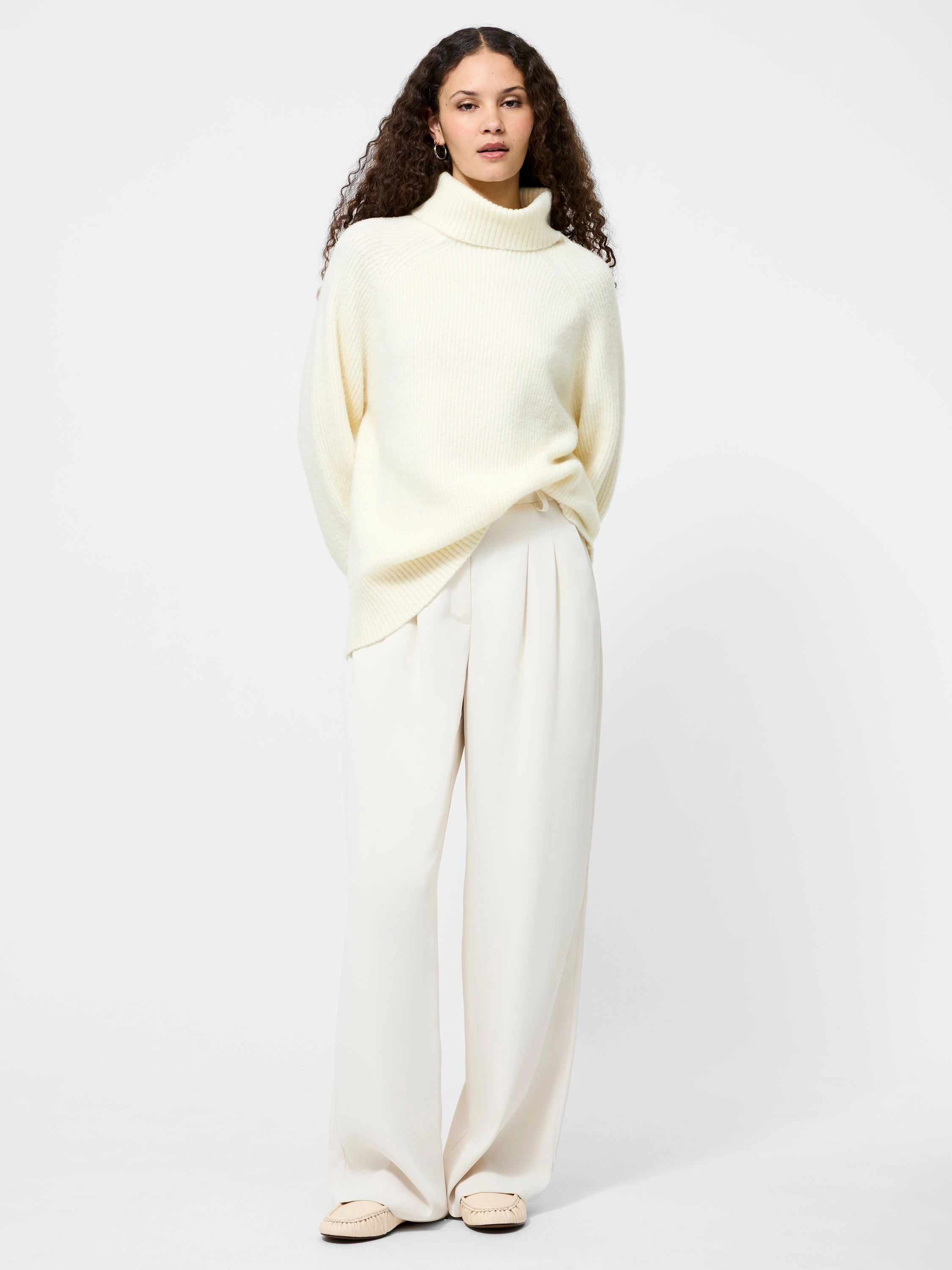 Emilia Knit Oversized Sweater Compression Fit Odor Control Technology