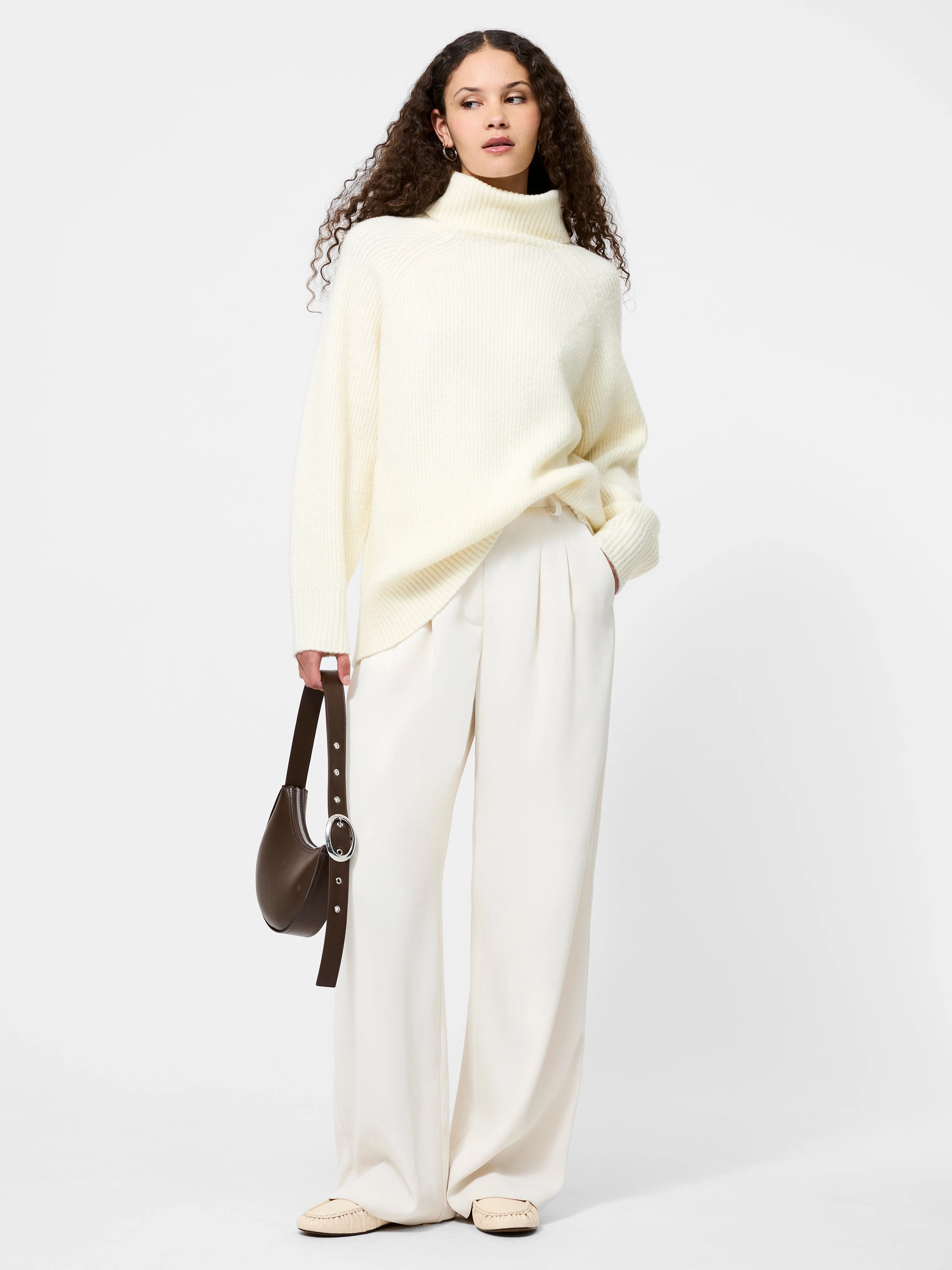 Emilia Knit Oversized Sweater MoistureWicking Texture Cold Comfort