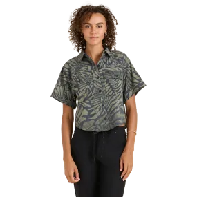 Soft Cotton Feel Eco Certified Textile Women's Bless Up Cropped