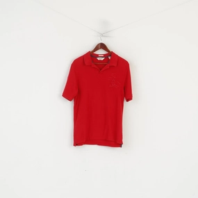 Elegant and Relaxed Penguin Men S Polo Shirt Red Cotton Heritage Slim Fit Stretch Short Sleeve Top