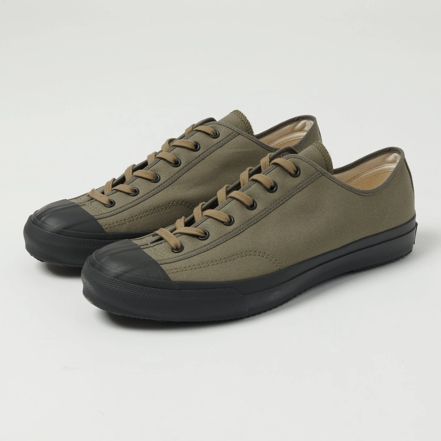 Moonstar 'Gym Classic' Rubber Sole Canvas Sneaker - Olive Zip Up Closure