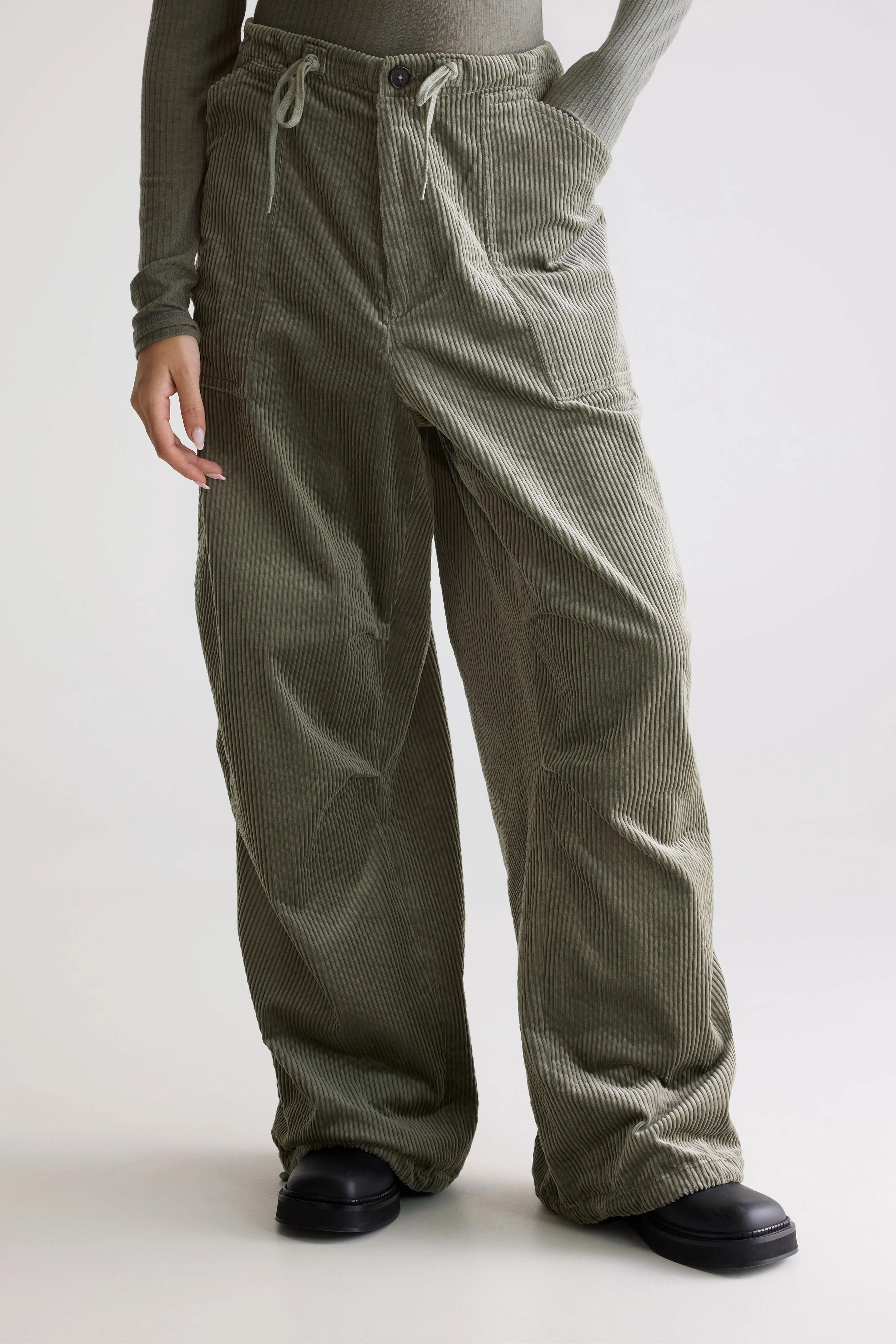 Jicko baggy trousers (252 / W / SAGE) Breathable layers AntiStaticTreatment