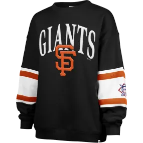 Women's Giants Steadfast Sleeve Paneled Crew Plaid Design