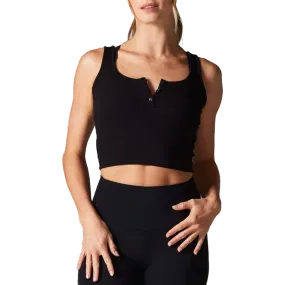 Women's Fitted Henley Tank windproof