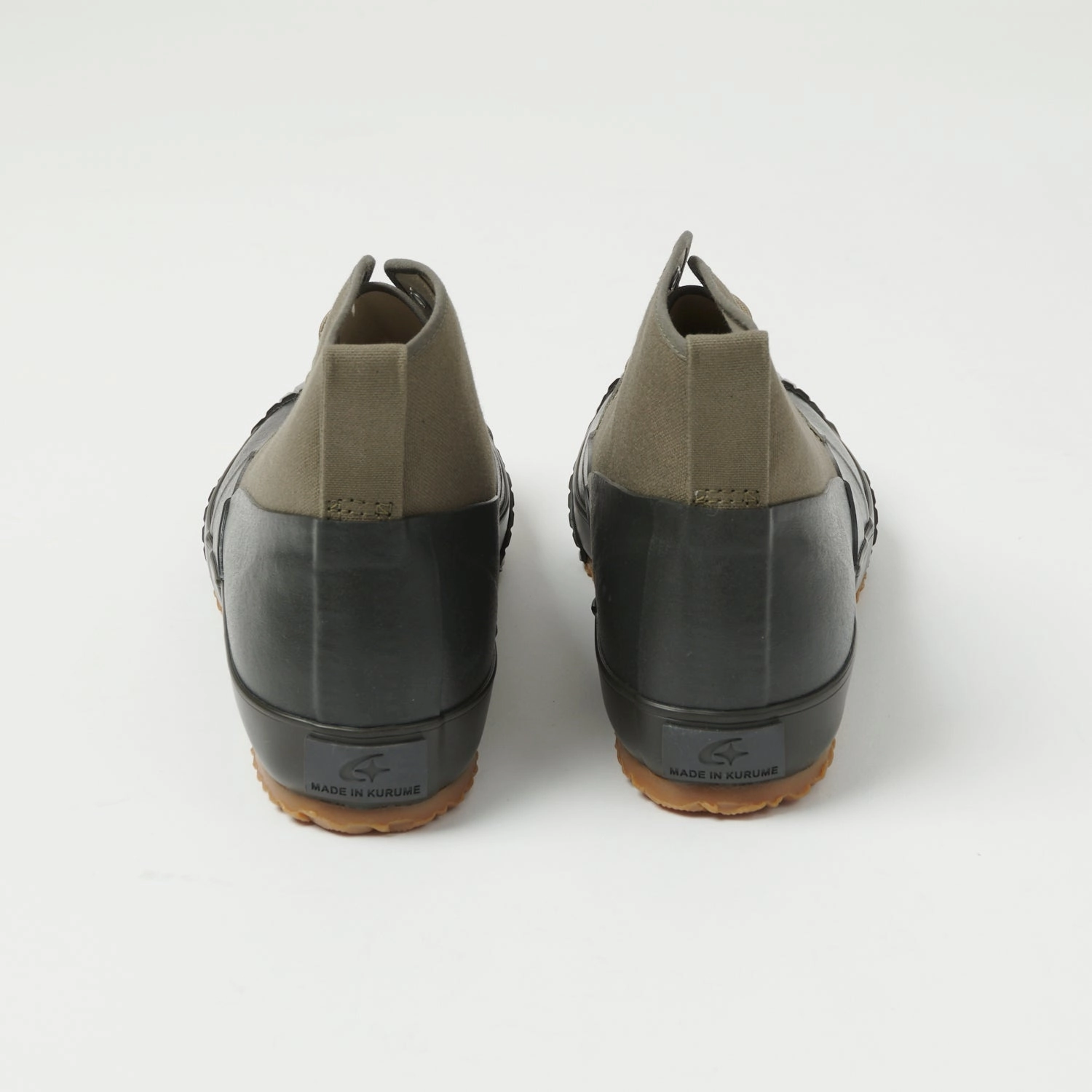 Moonstar 'Alweather' Rubber Covered Hi-Top Sneaker - Olive Moisture Wicking Interior Heel Counter Structure