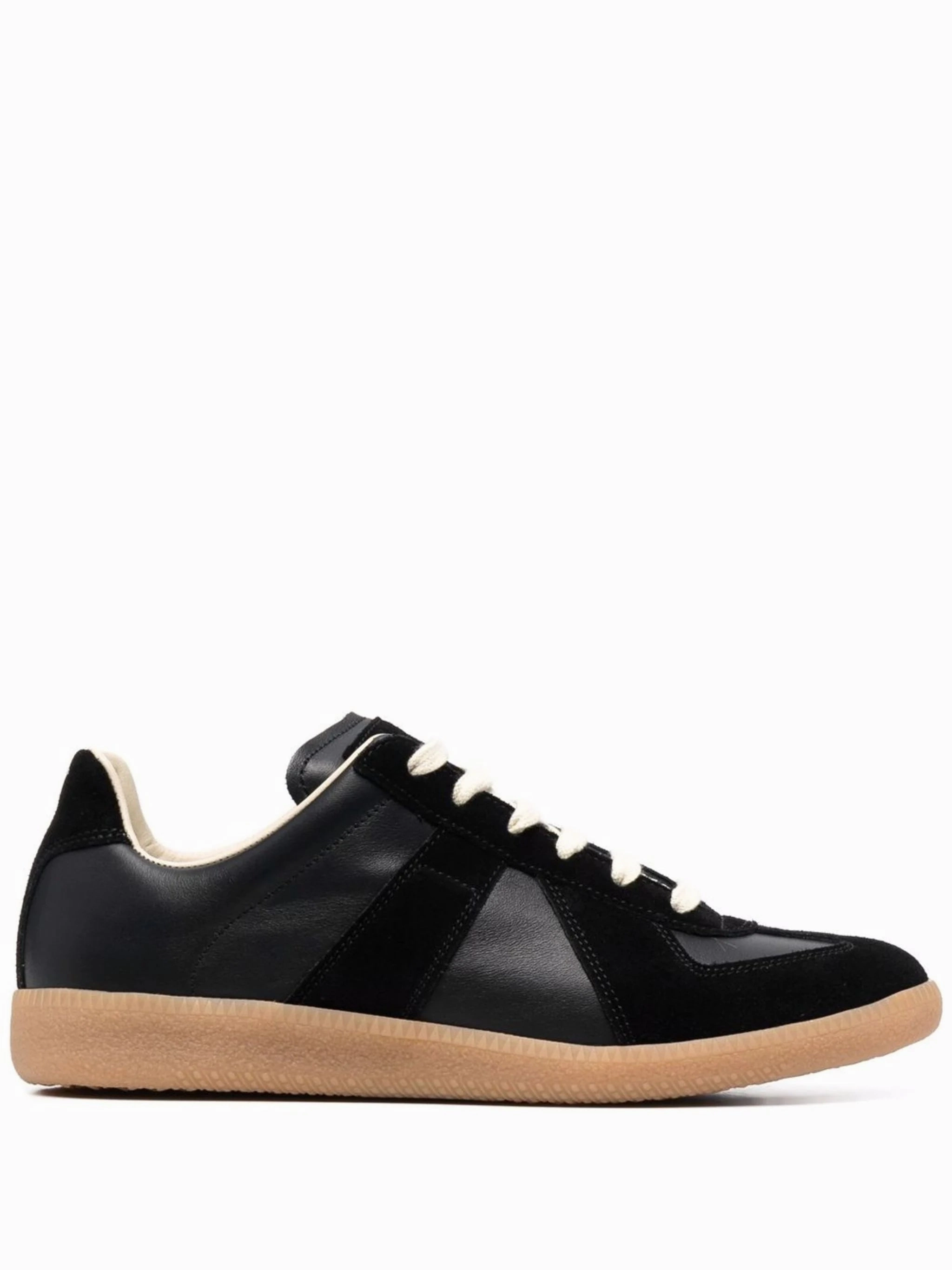 Womens Replica Low Top Sneakers - Black Shock-absorbent