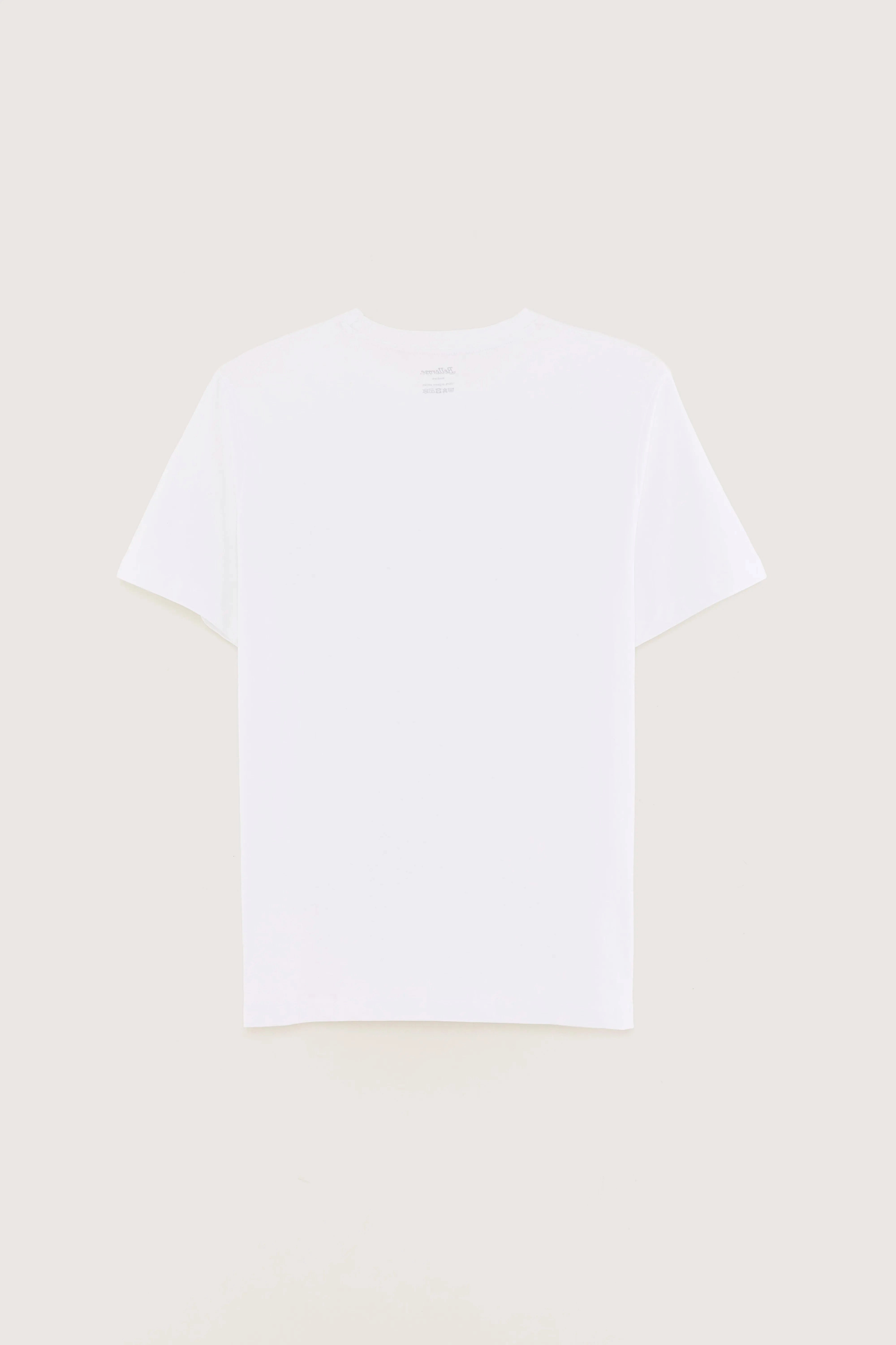 Curved Hemline Seamless Side Panels Vinx short-sleeve t-shirt (242 / M / WHITE)
