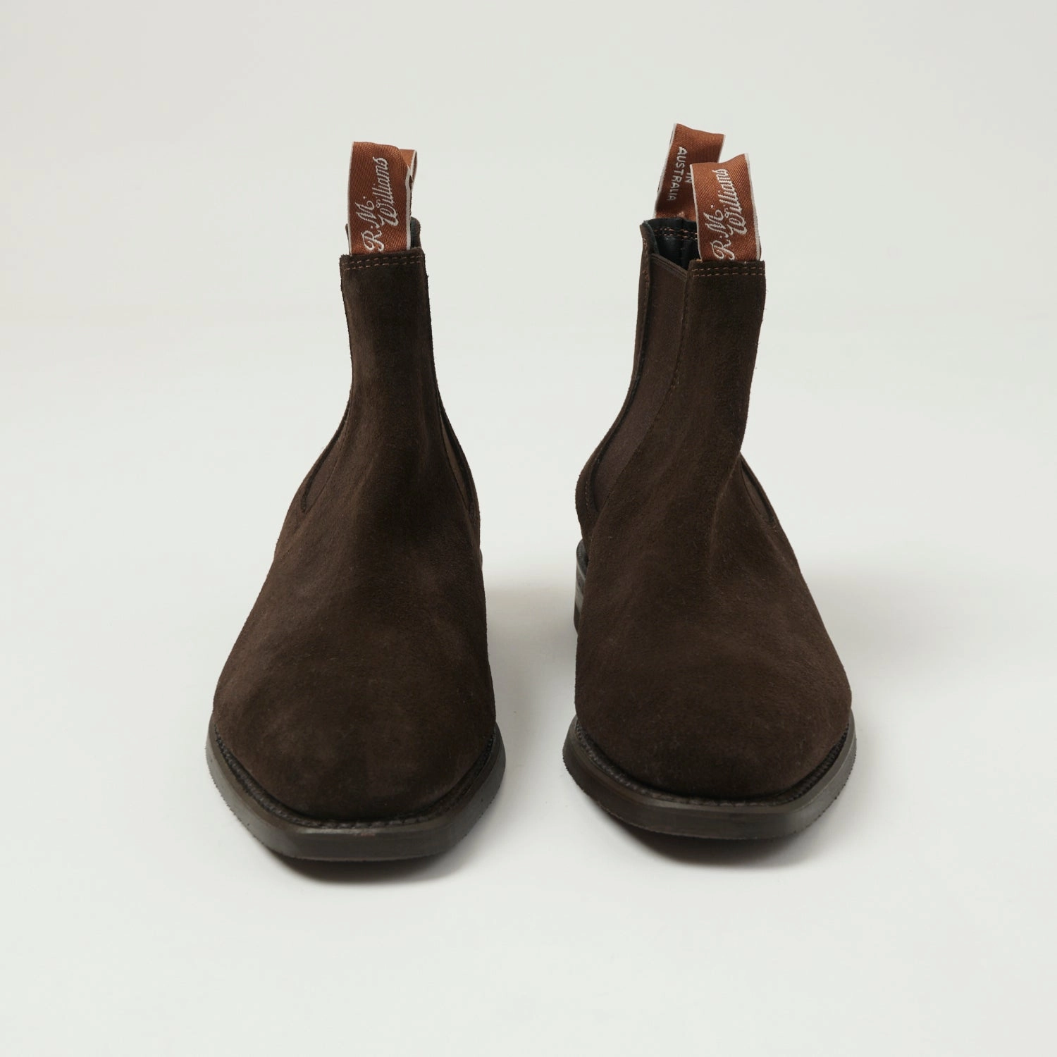 R.M.Williams 'Comfort Craftsman' Chelsea Boot - Chocolate Suede Easy Match