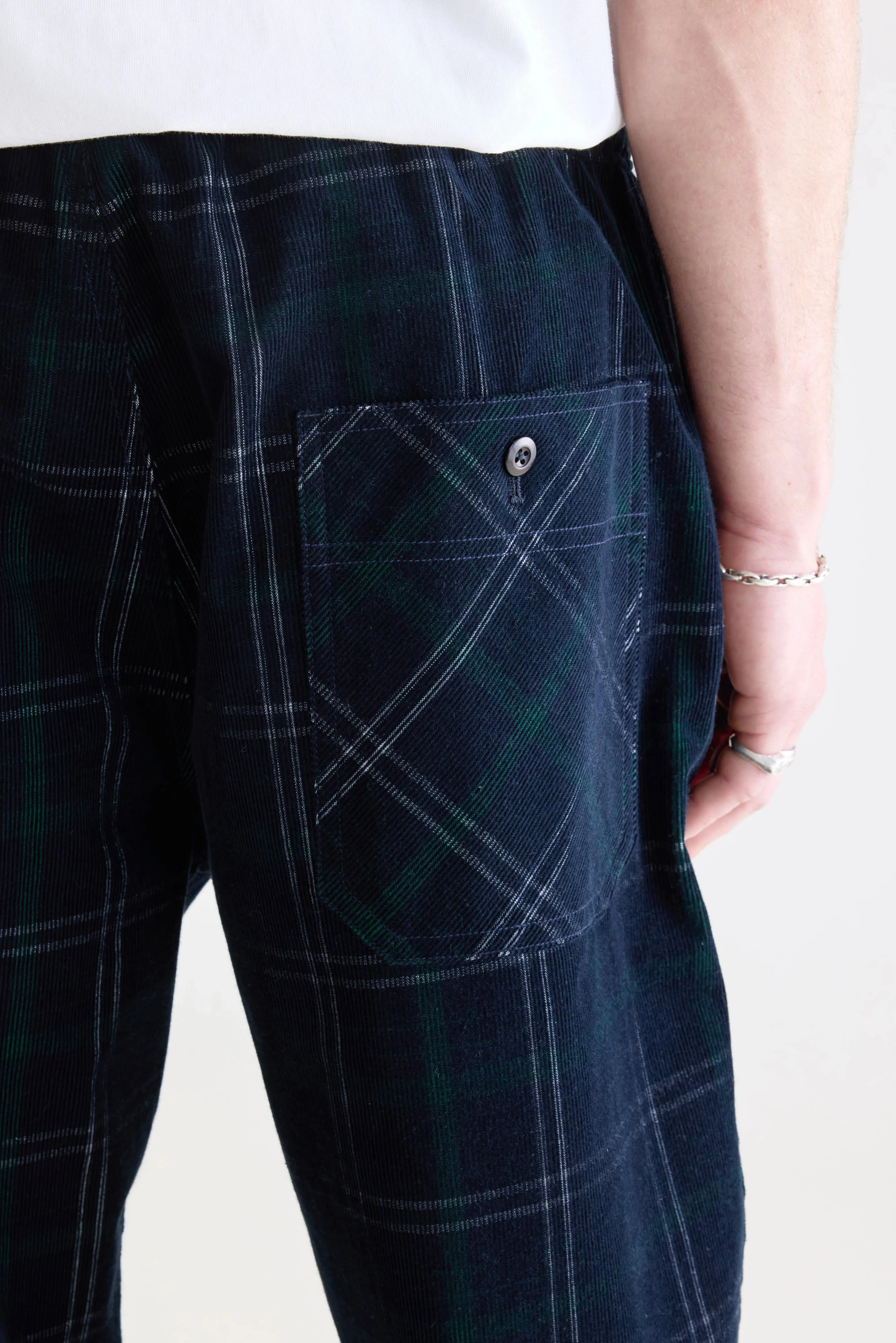 Julius baggy trousers (252 / M / CHECK A) Casual Layer Fit