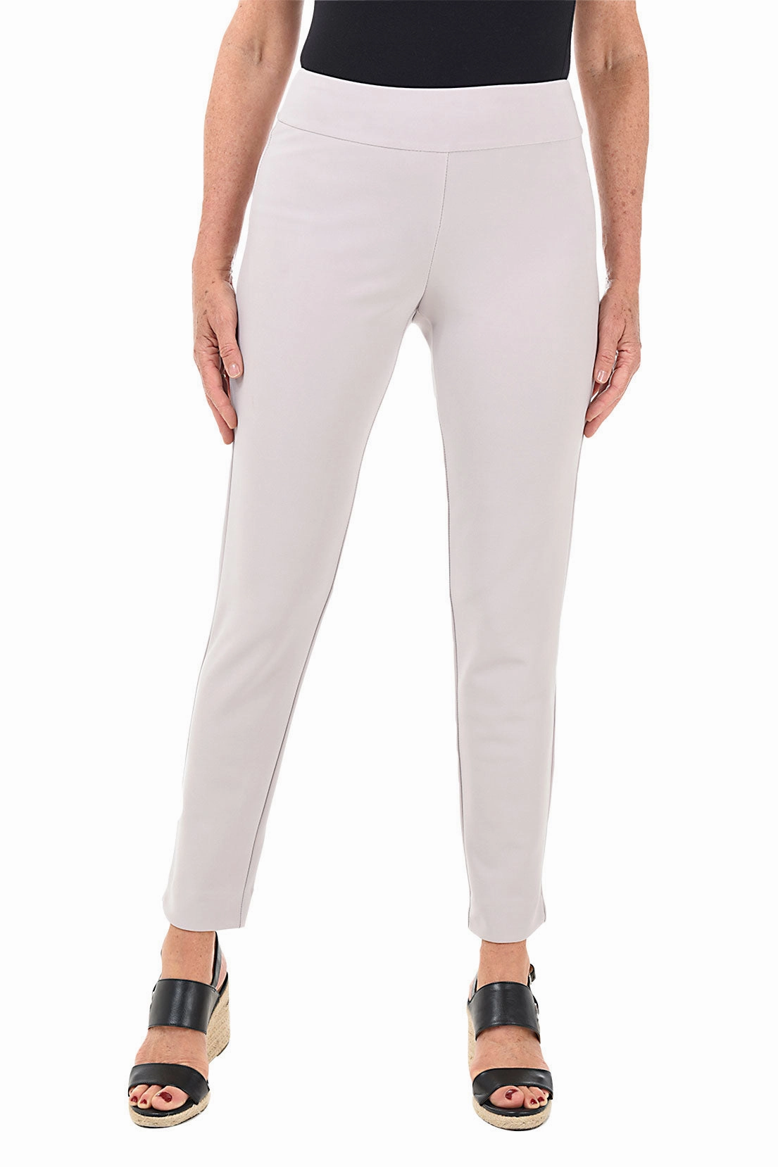 Relaxed Design Microfiber Pull-On Ankle Pant