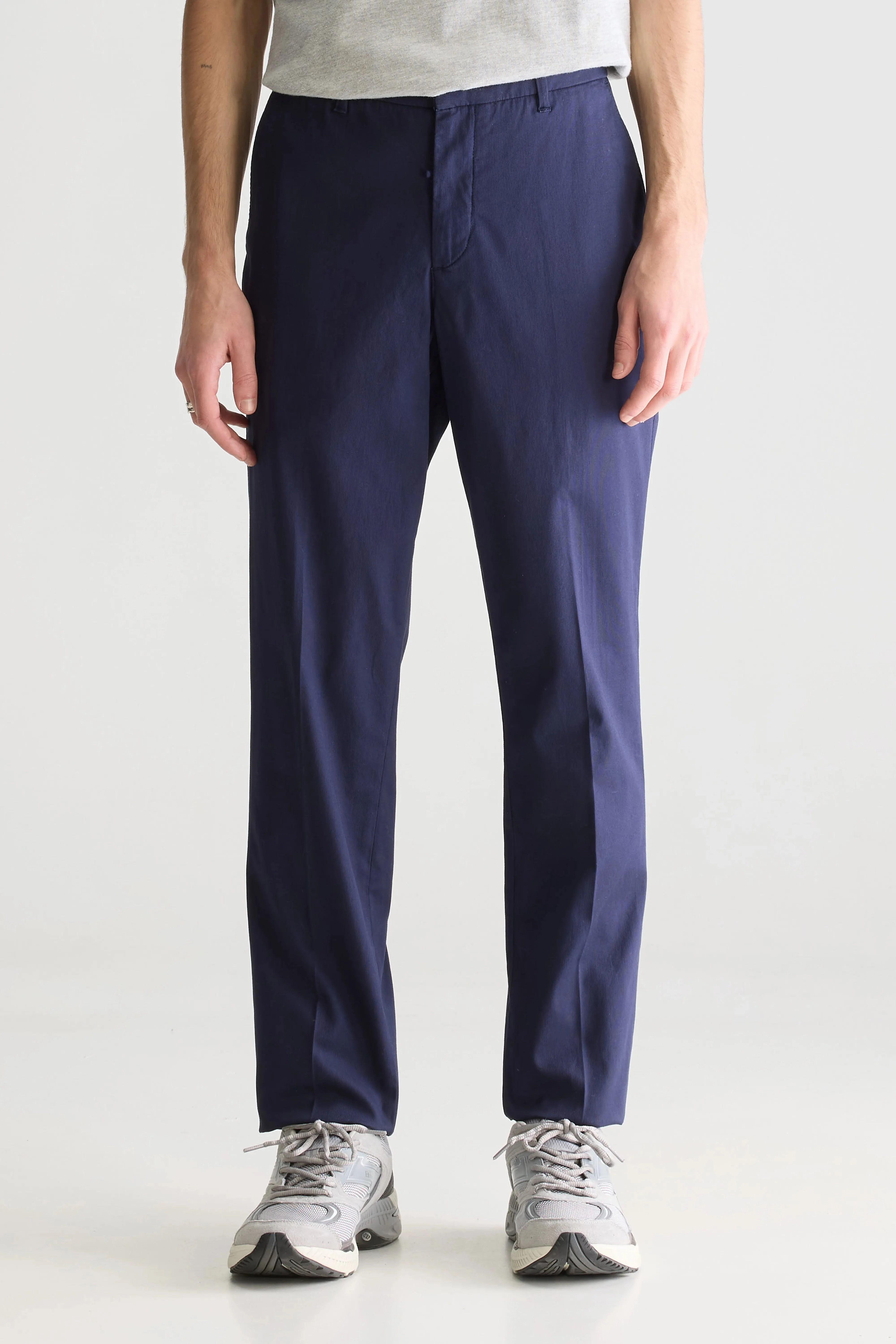 Stanley tapered trousers (251 / M / NAVY) Multi-Purpose Wear