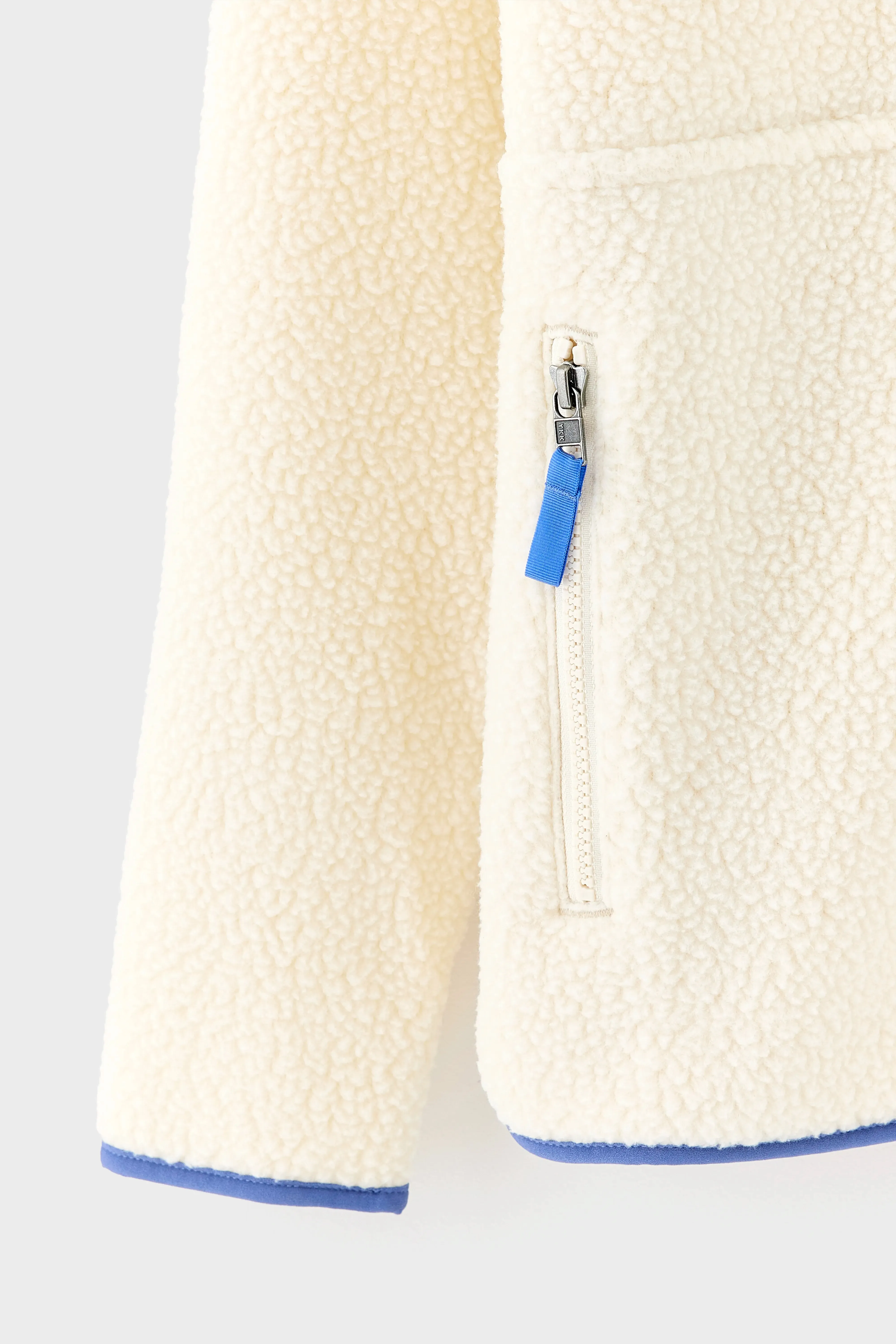 Versatile Look Women's Retro Pile Marsupial Pullover  (252 / W / BEIGE)