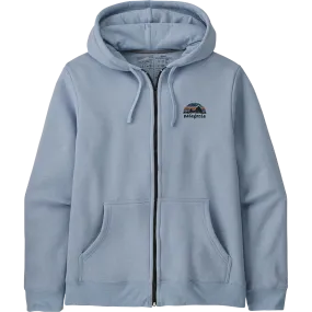 Men's Skyline Stencil Uprisal Full Zip Hoody Metallic colors Chill Vibe