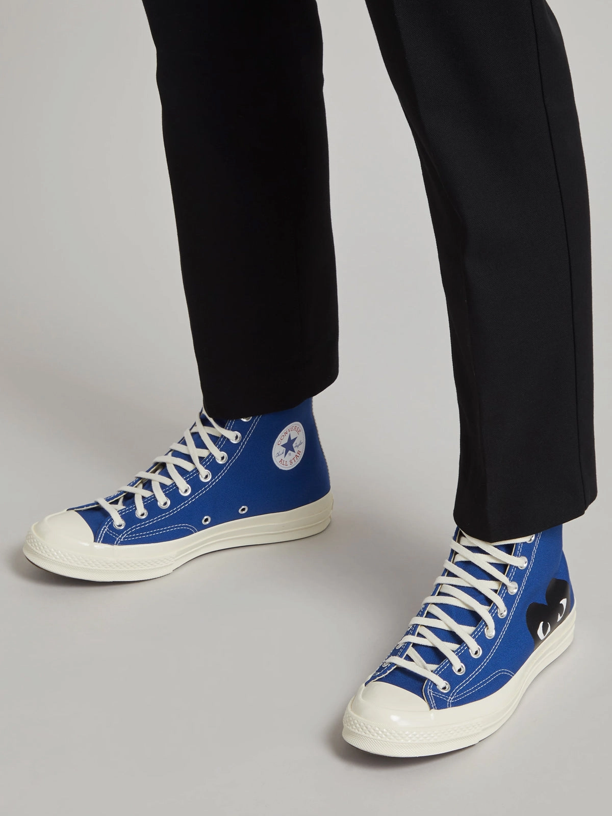 Converse High 'Chuck Taylor' Sneakers - Blue Cushioned traction