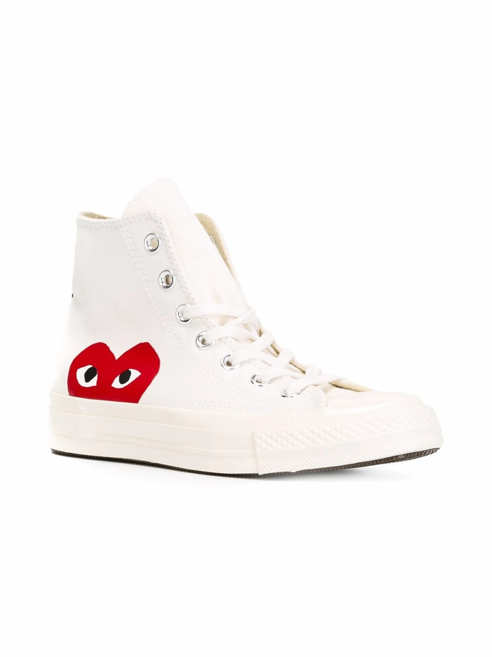 Unbeatable cushioning Zero Drop Platforms Converse High 'Chuck Taylor' Sneakers - White