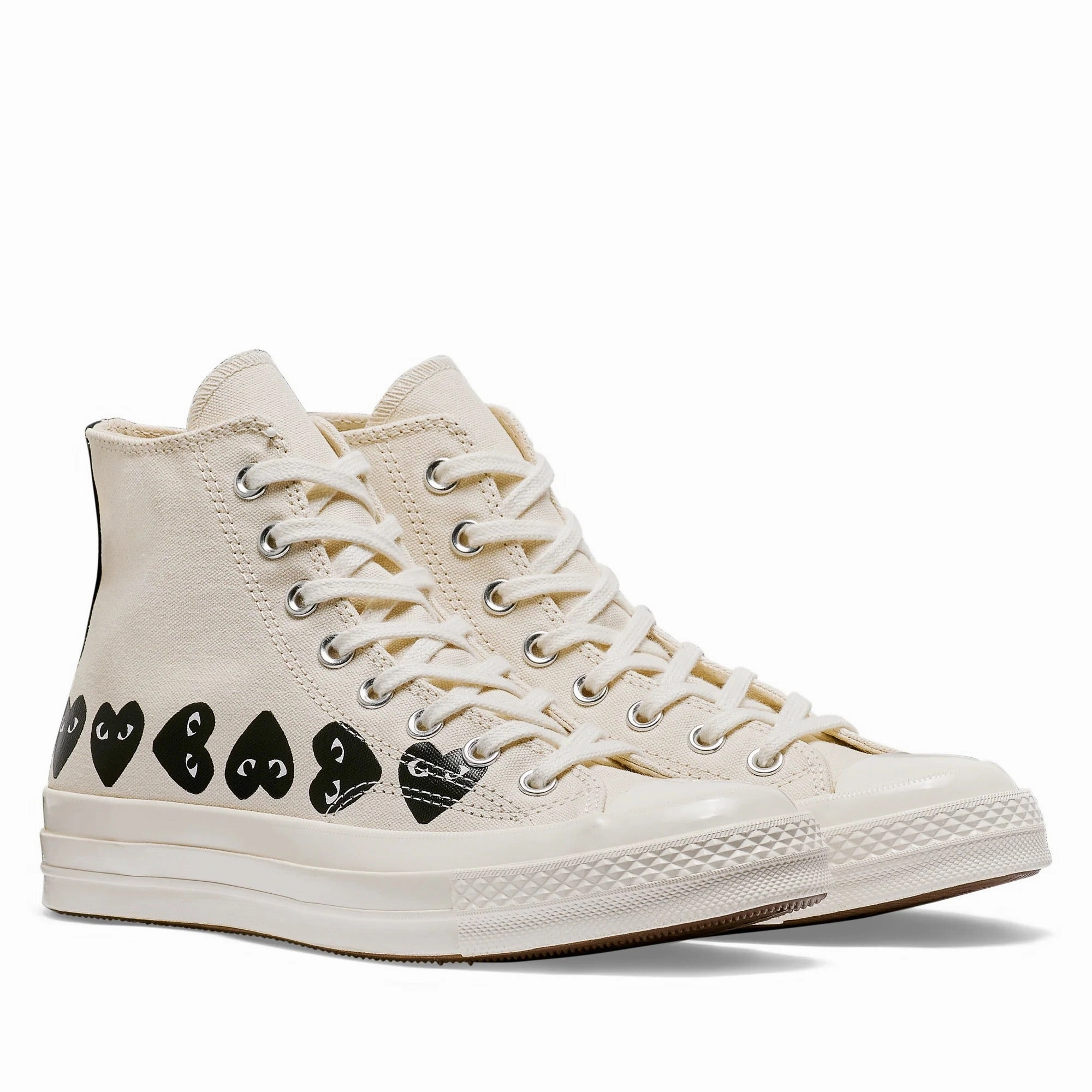 Converse High 'Chuck Taylor' Sneakers Multi Heart - White Impact Dispersing Adaptive Lacing