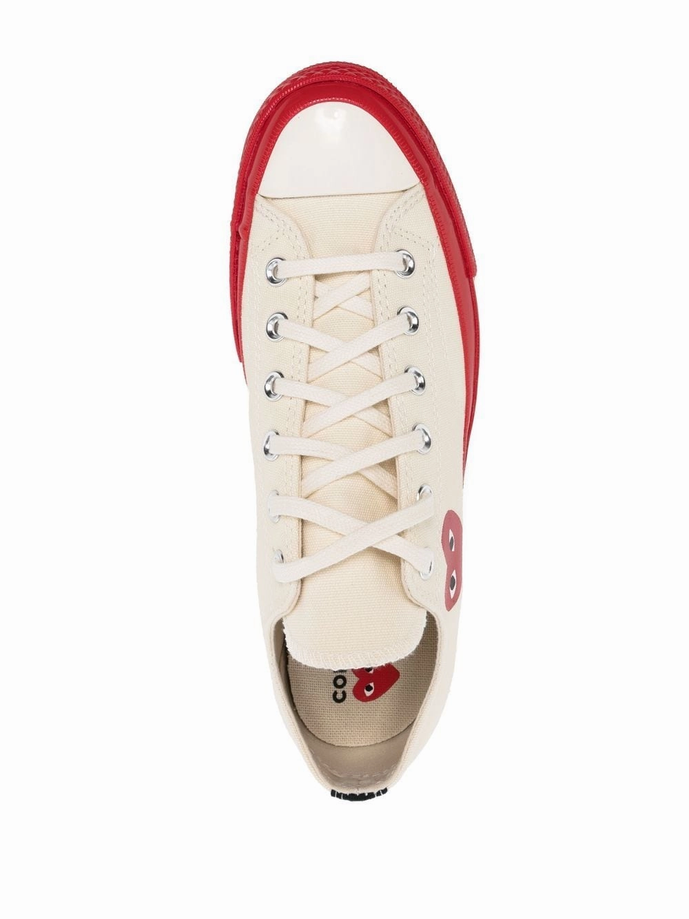 Converse Low 'Chuck Taylor' Sneaker Red Sole - White Heel Stability Breathable Quarter Panels